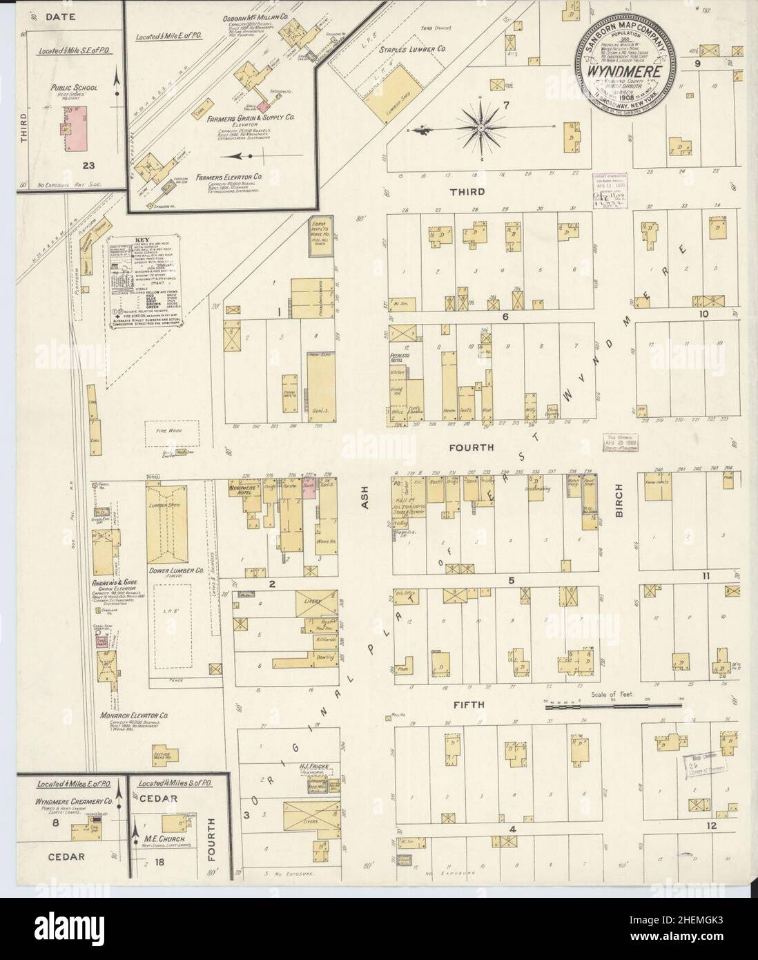 Map of wyndmere north dakota hires stock photography and images Alamy