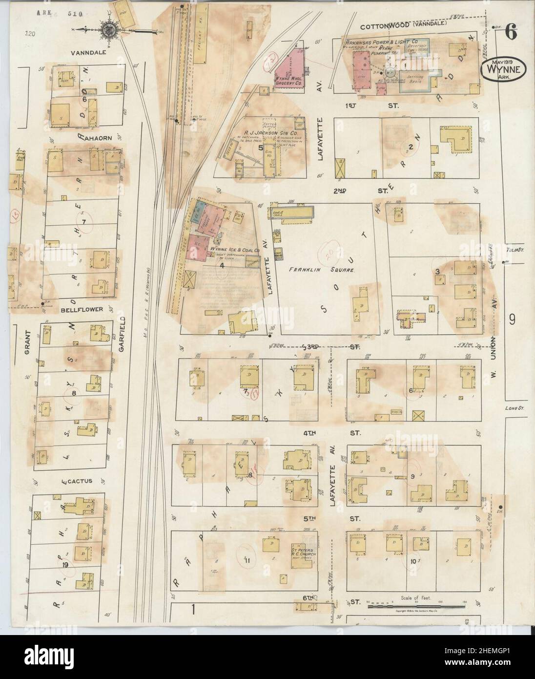 Wynne arkansas map hires stock photography and images Alamy