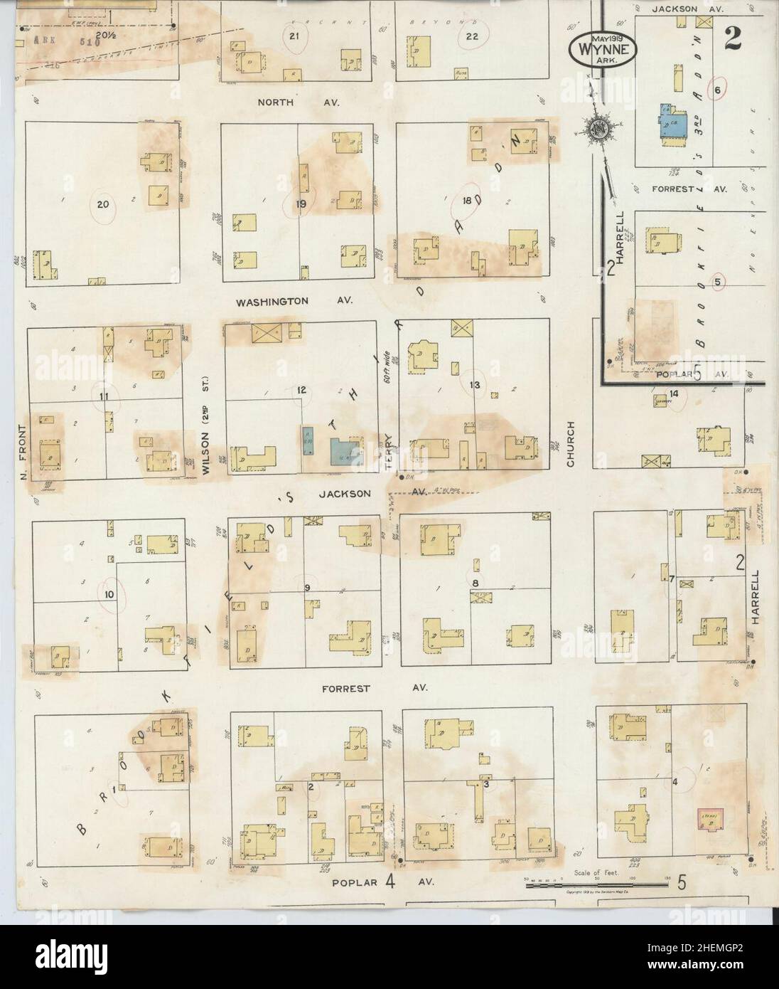 Map of wynne hires stock photography and images Alamy