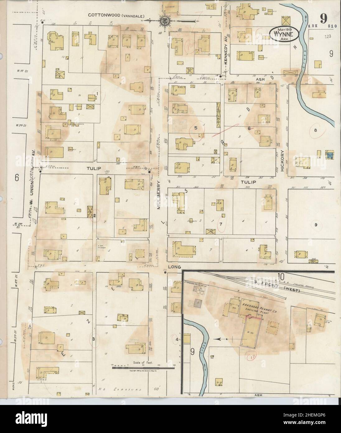 Wynne arkansas map hires stock photography and images Alamy