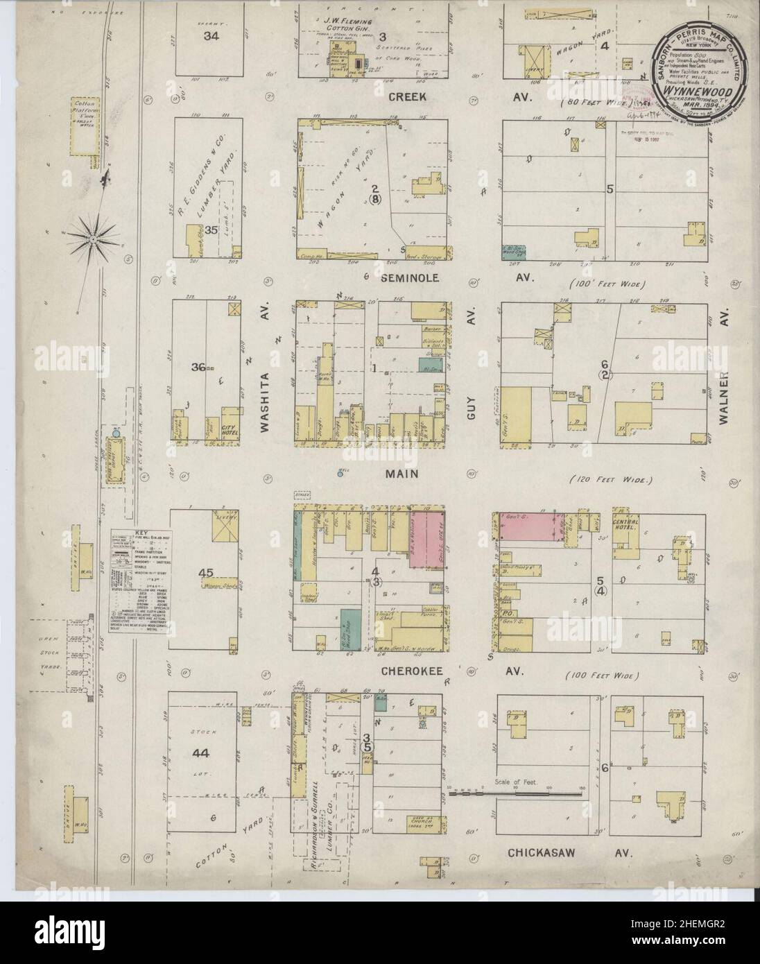 Map of wynnewood hires stock photography and images Alamy