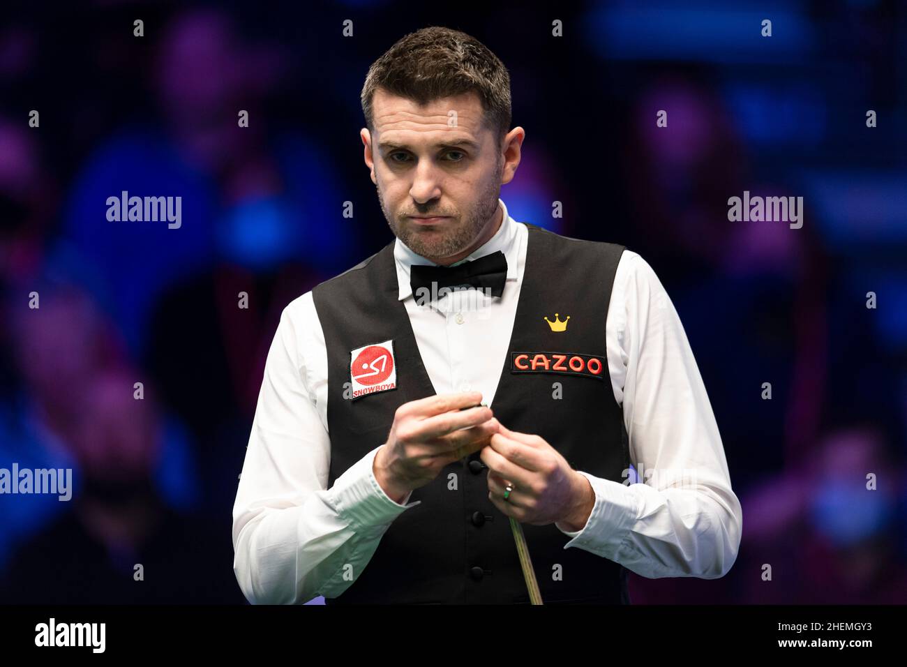 LONDON, UNITED KINGDOM. 11th Jan, 2022. Mark Selby v Stephen Maguire during day 3 of the 2022 Cazoo Master at Alexandra Palace on Tuesday, January 11, 2022 in LONDON ENGLAND. Credit: Taka G Wu/Alamy Live News Stock Photo