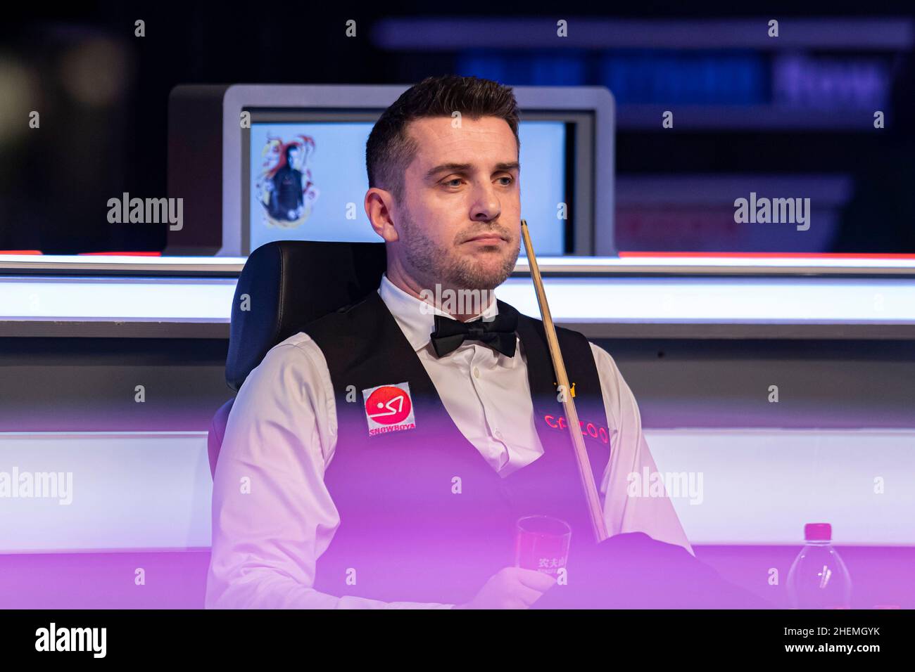 LONDON, UNITED KINGDOM. 11th Jan, 2022. Mark Selby v Stephen Maguire during day 3 of the 2022 Cazoo Master at Alexandra Palace on Tuesday, January 11, 2022 in LONDON ENGLAND. Credit: Taka G Wu/Alamy Live News Stock Photo