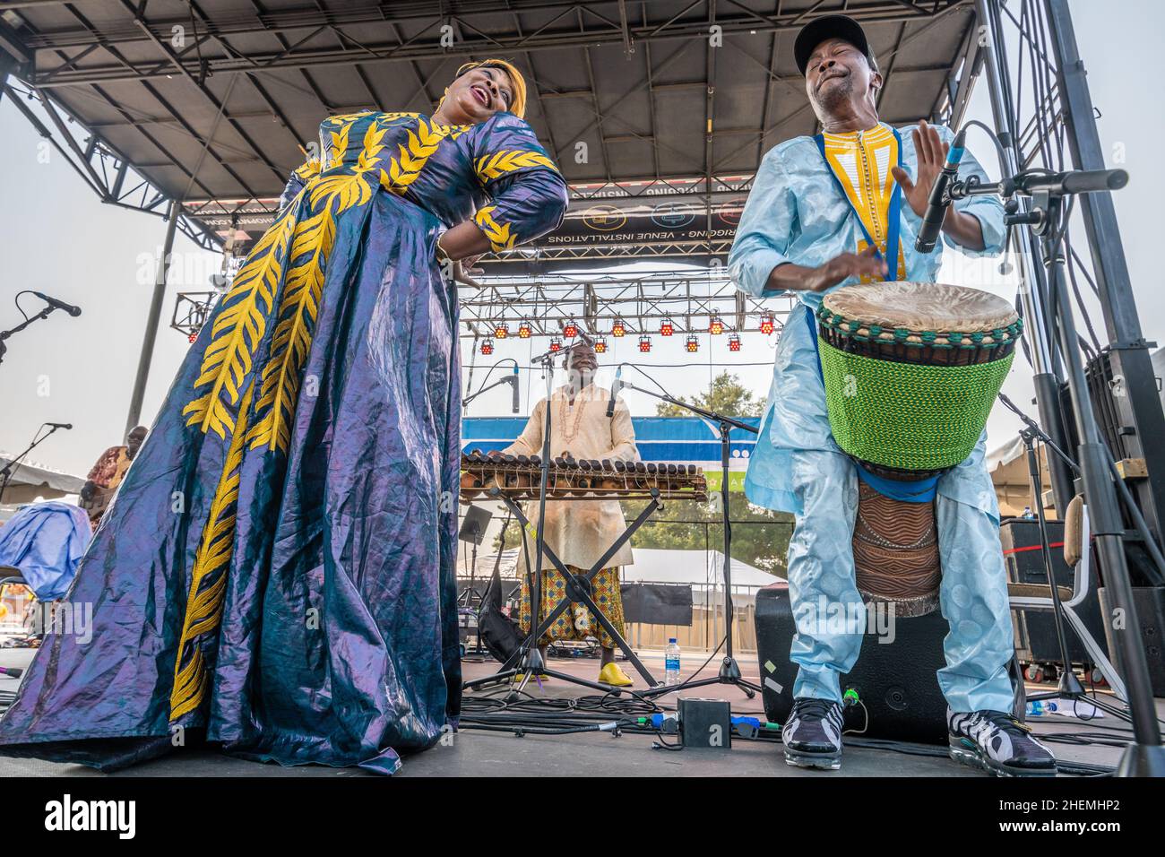 National Folk Festival 2021 in Salisbury Maryland- Balla Kouyate Stock Photo