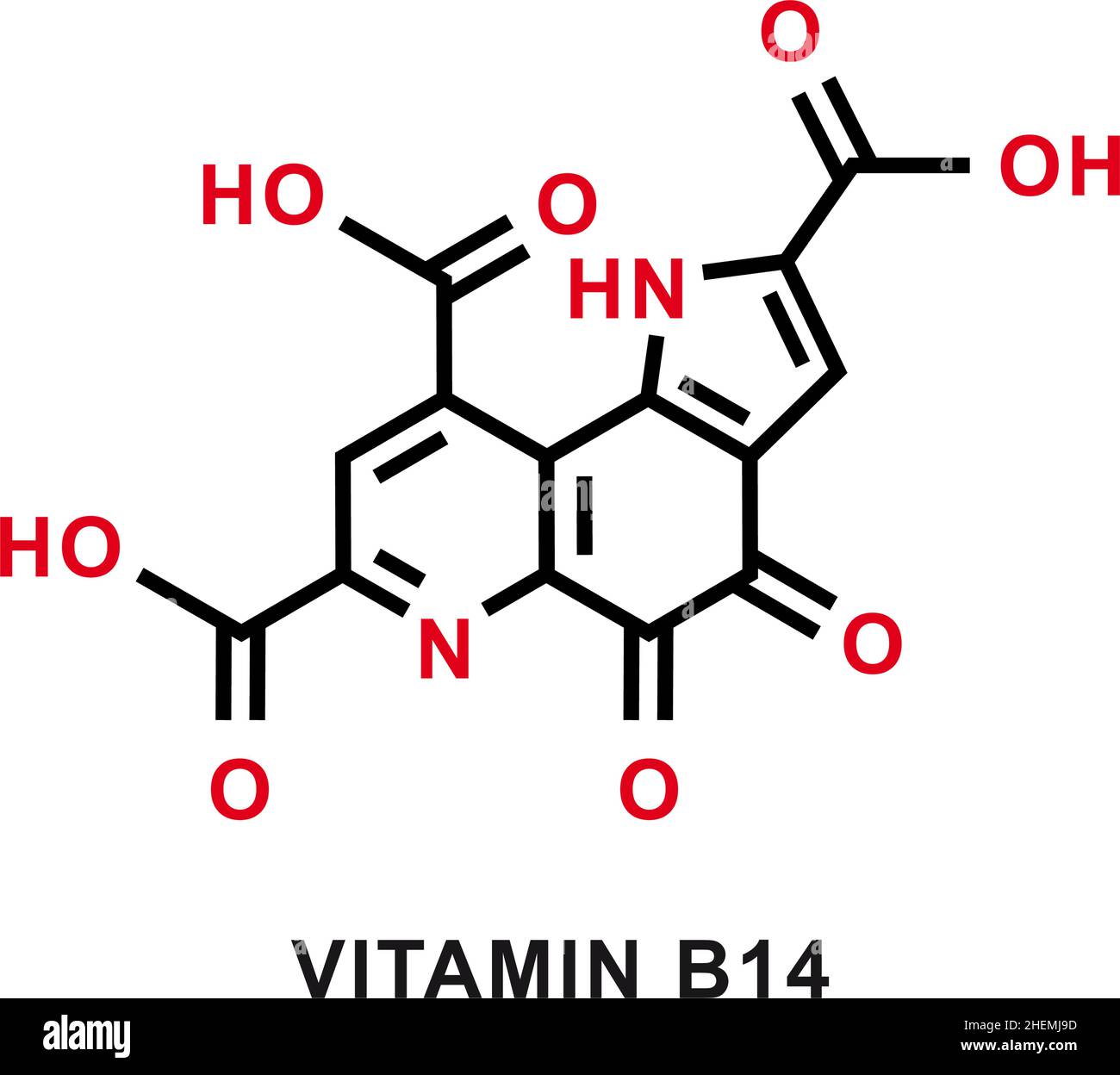 Vitamin B14 chemical formula. Vitamin B14 chemical molecular structure ...