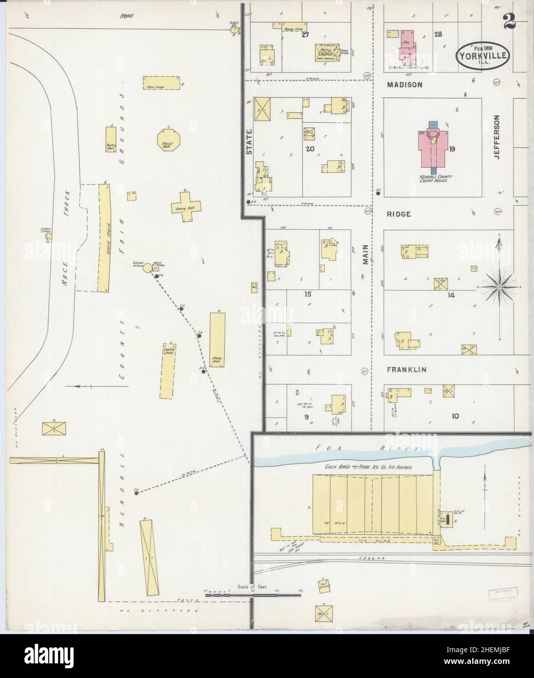 Map of yorkville hires stock photography and images Alamy