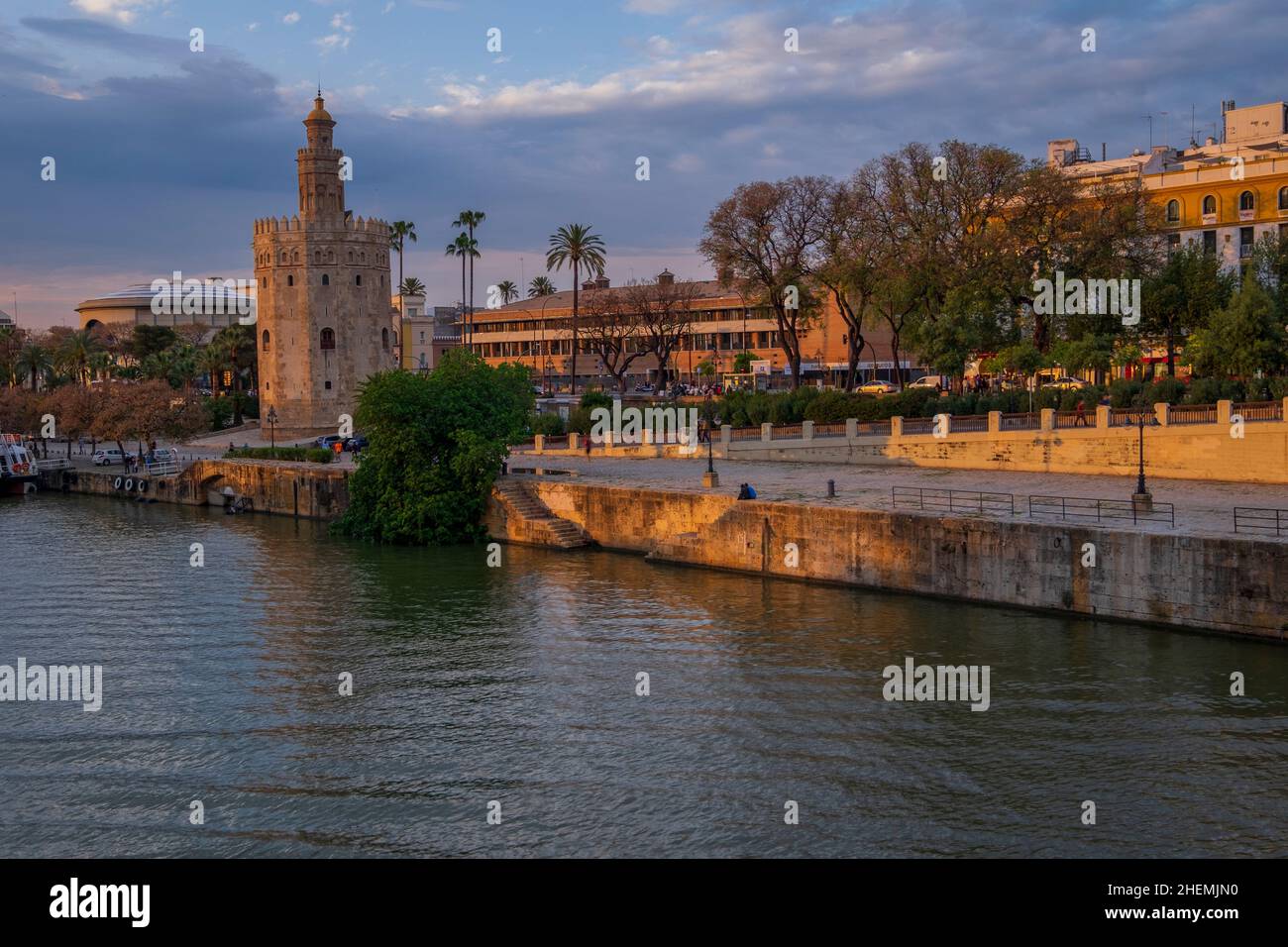 View of Seville city. Andalusia, Spain. Stock Photo
