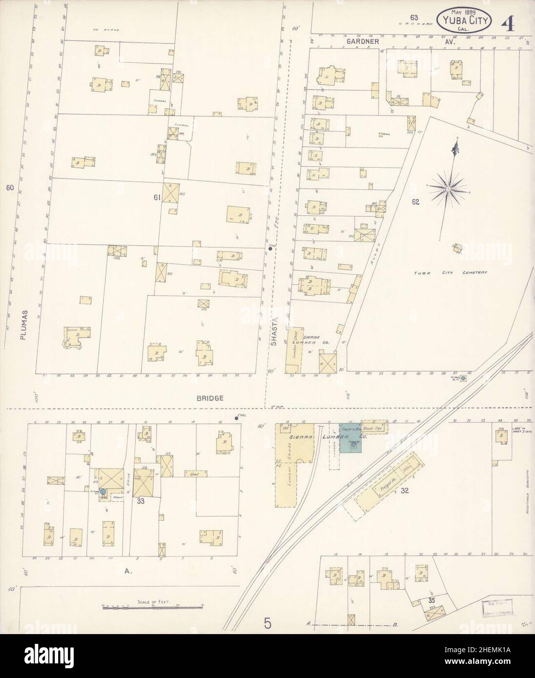 Yuba county map hires stock photography and images Alamy