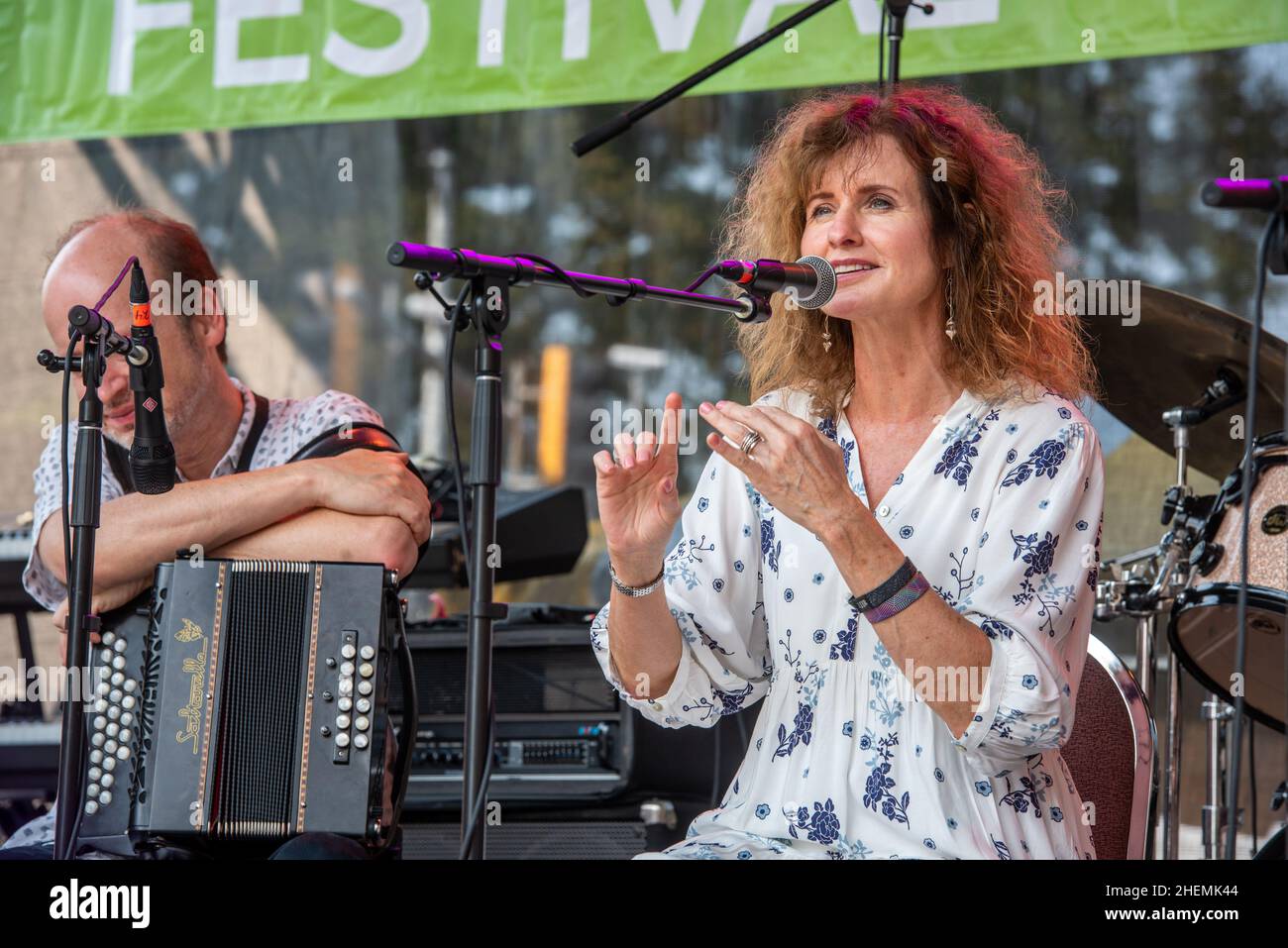 National Folk Festival 2021 in Salisbury Maryland - Putting down roots Stock Photo