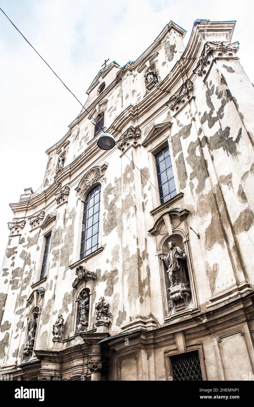 Brno Czech Republic gothic architecture view in old town no people Stock Photo