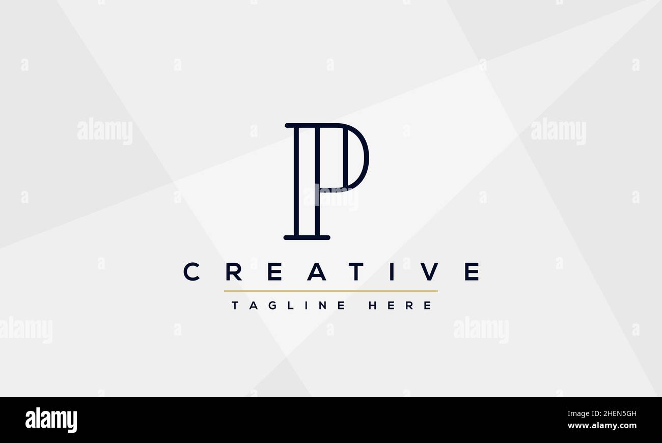 Modern elegant creative P Logo Design and template. PP icon initial ...