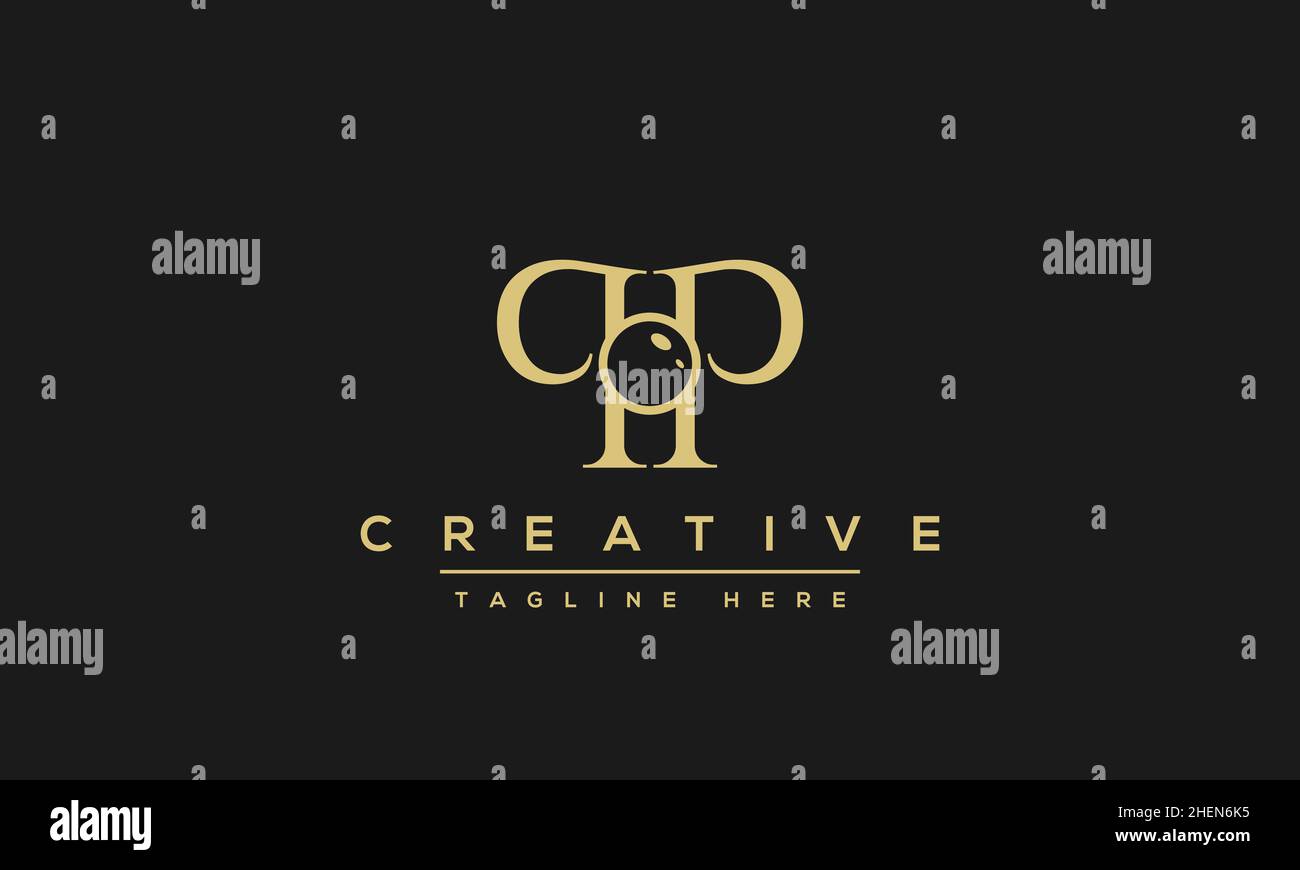 Modern elegant creative P Logo Design and template. PP icon initial Based Monogram and Letters in vector Stock Vector