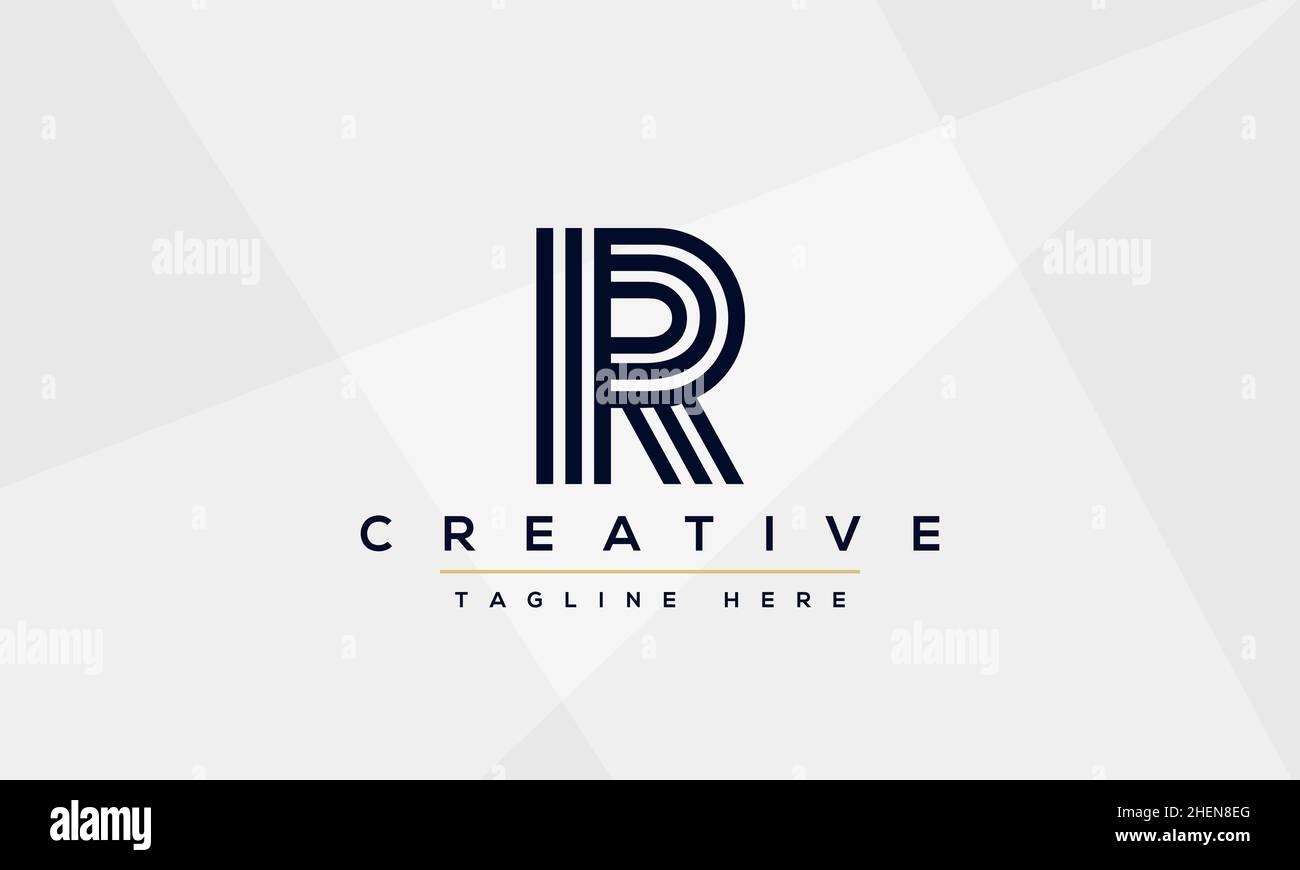 Letter r monogram logo hi-res stock photography and images - Alamy