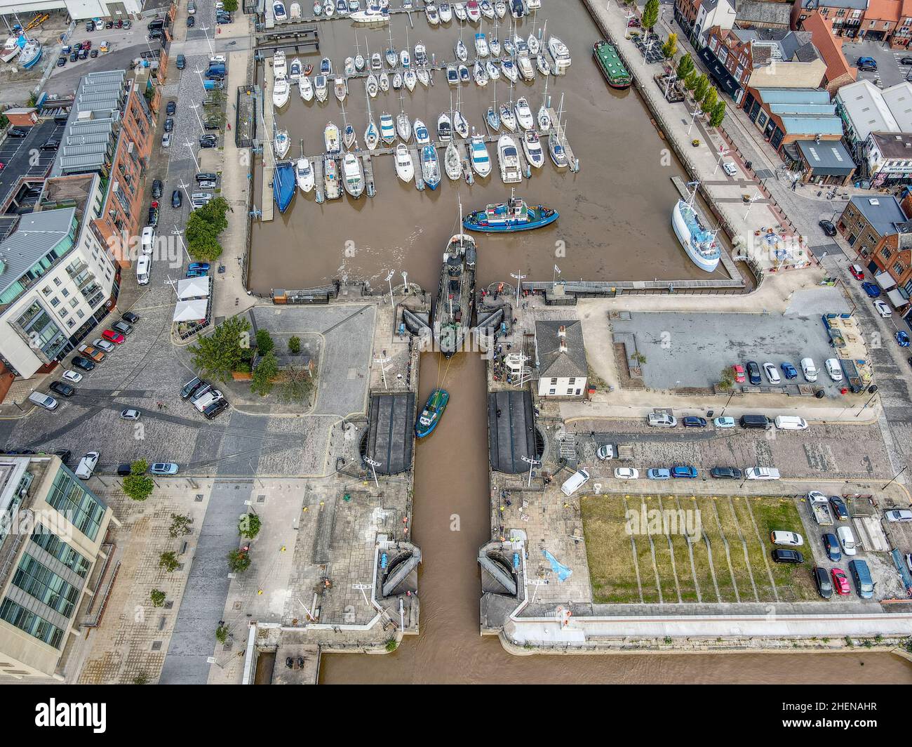 Aerial view of hull england hi-res stock photography and images - Alamy