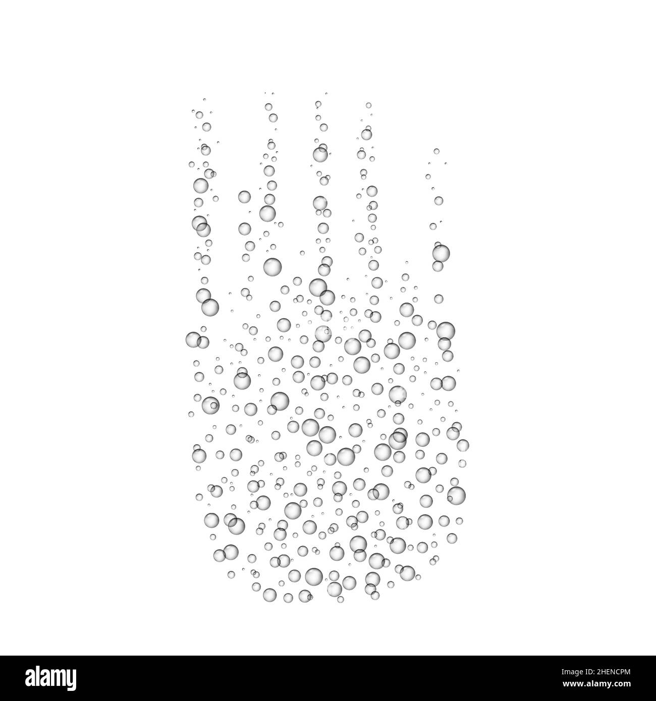 Bubble fizz cup water vector champagne soda sparkle underwater bubbles background. Fizz foam liquid transparent Stock Vector