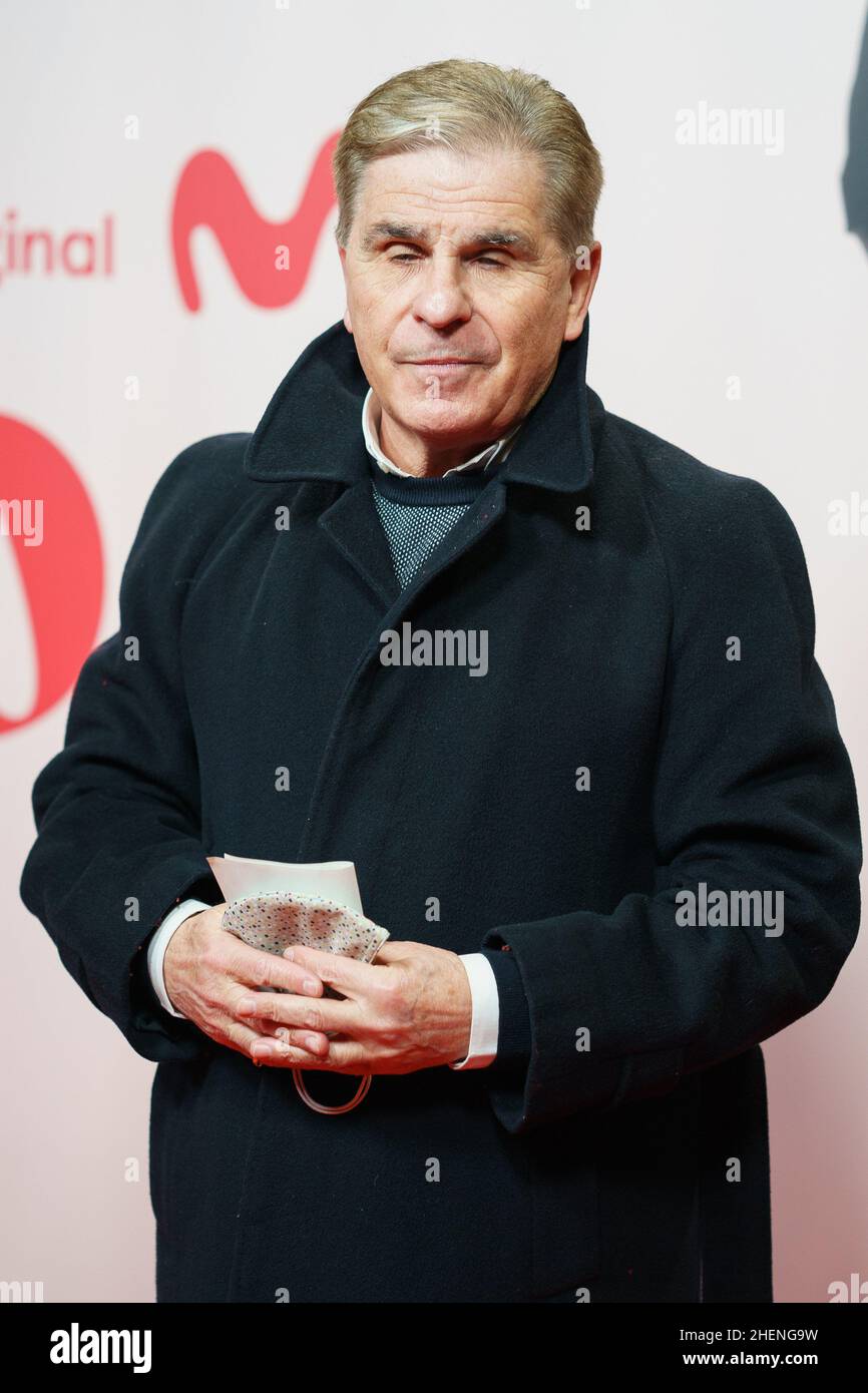 Madrid, Spain. 11th Jan, 2022. Pedro Ruiz attends 'Raphaelismo' premiere at Callao Cinema in Madrid. Credit: SOPA Images Limited/Alamy Live News Stock Photo