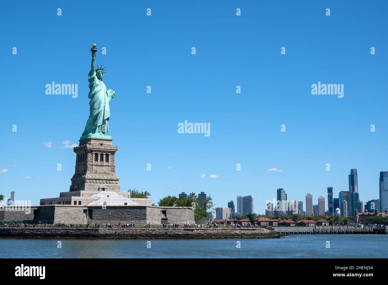 The Statue of Liberty at New York City Stock Photo - Alamy