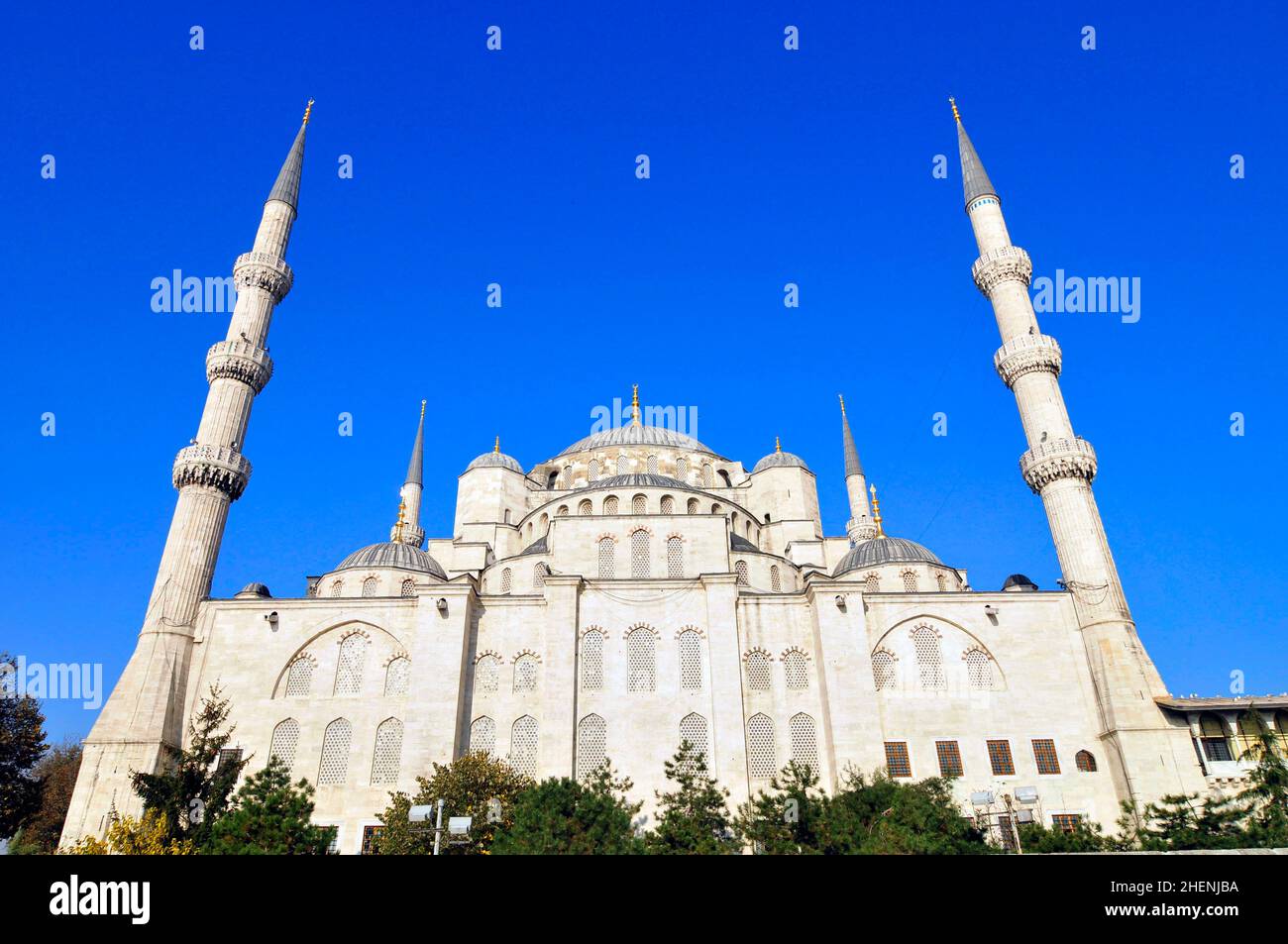View of the Blue Mosque in Istanbul, Turkey Stock Photo - Alamy