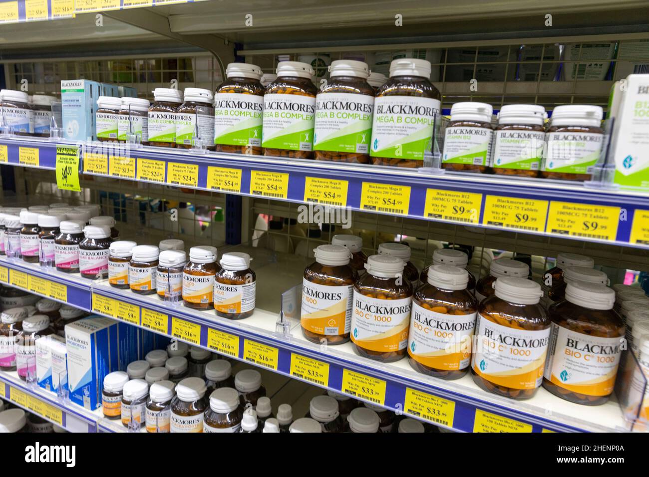 Blackmores vitamins and health supplements for sale in an Australian
