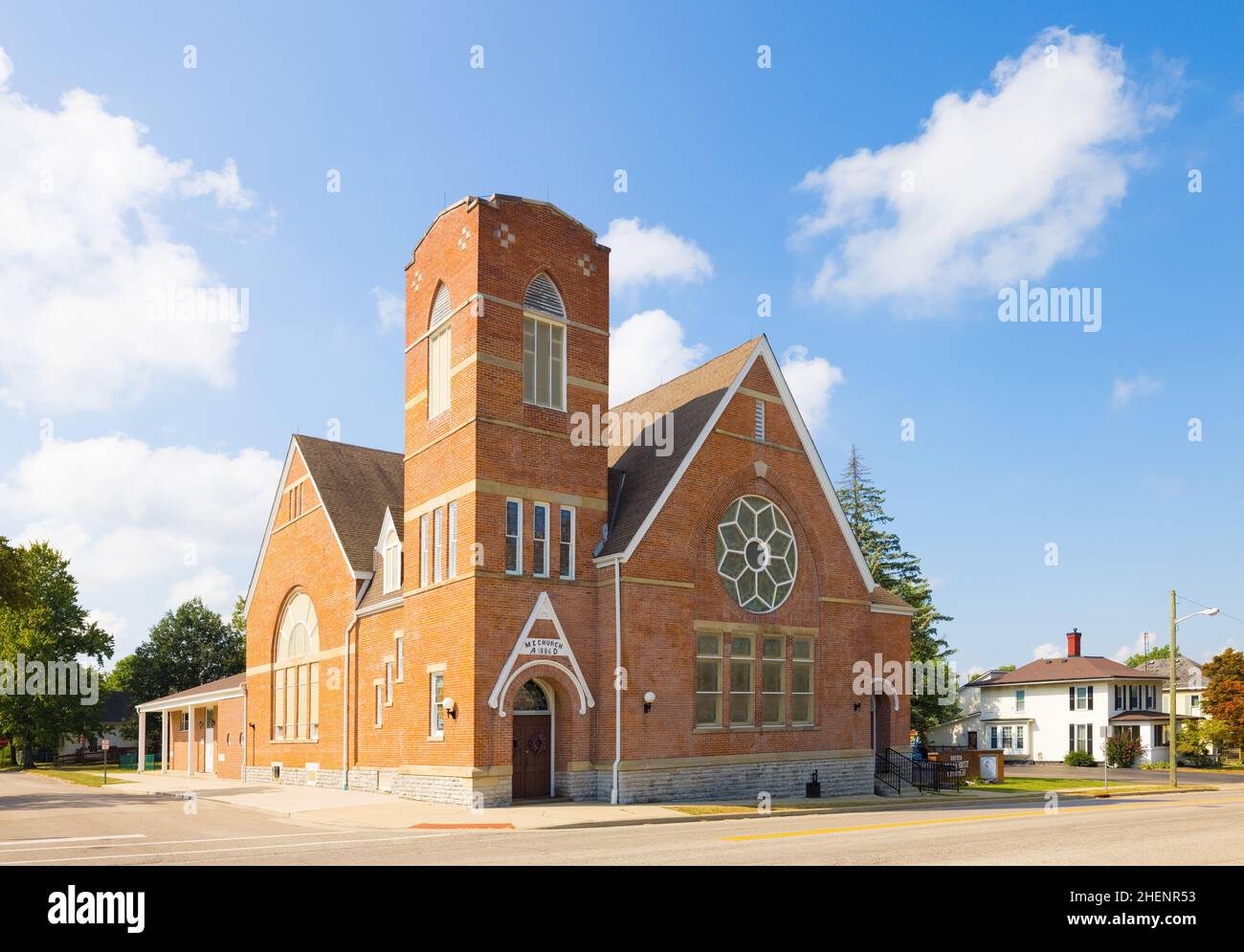 Liberty, Indiana, USA August 20, 2021 The United Methodist Church on