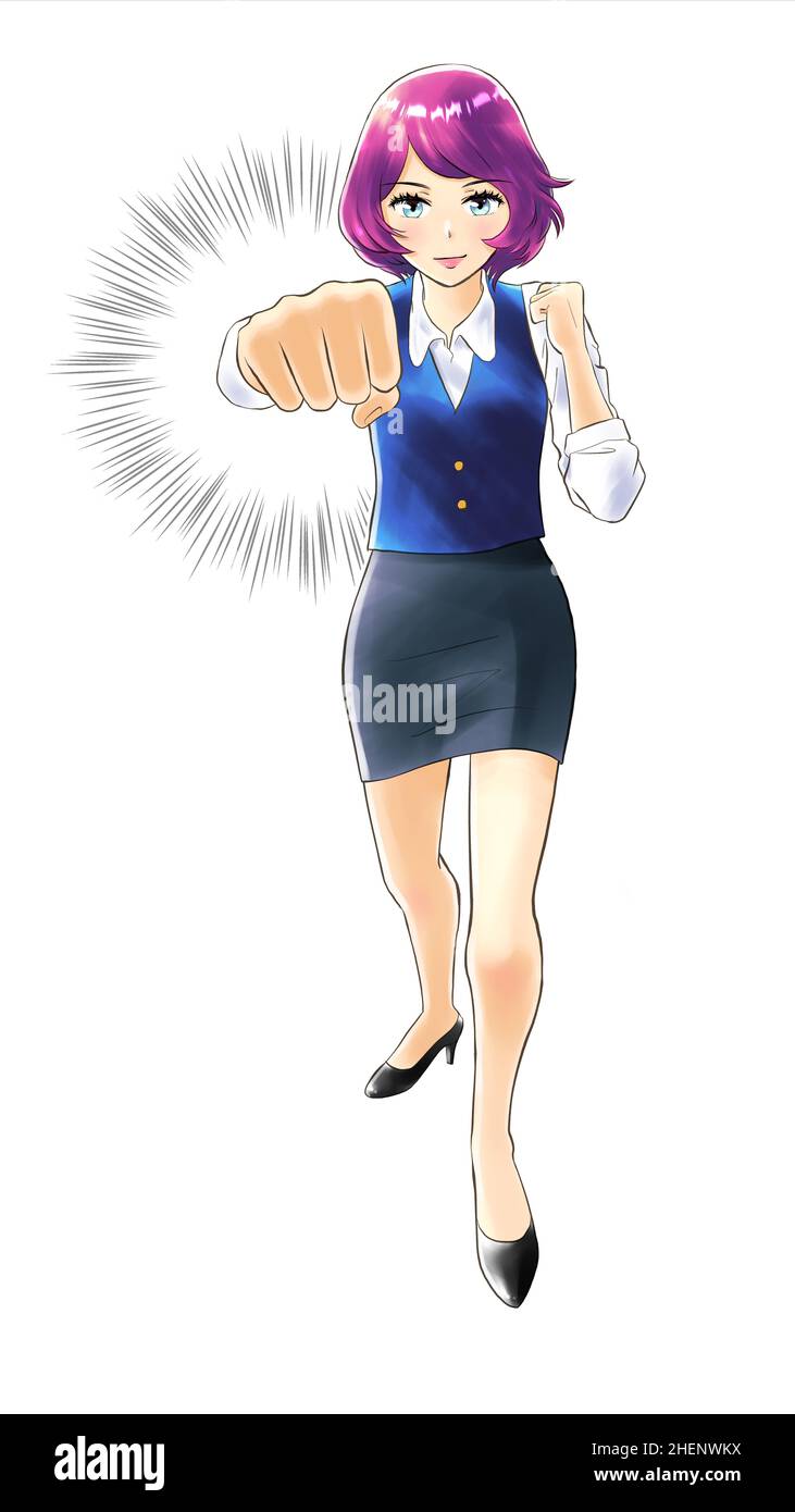 Manga Girl Fight Pose Stock Illustrations – 7 Manga Girl Fight Pose Stock  Illustrations, Vectors & Clipart - Dreamstime