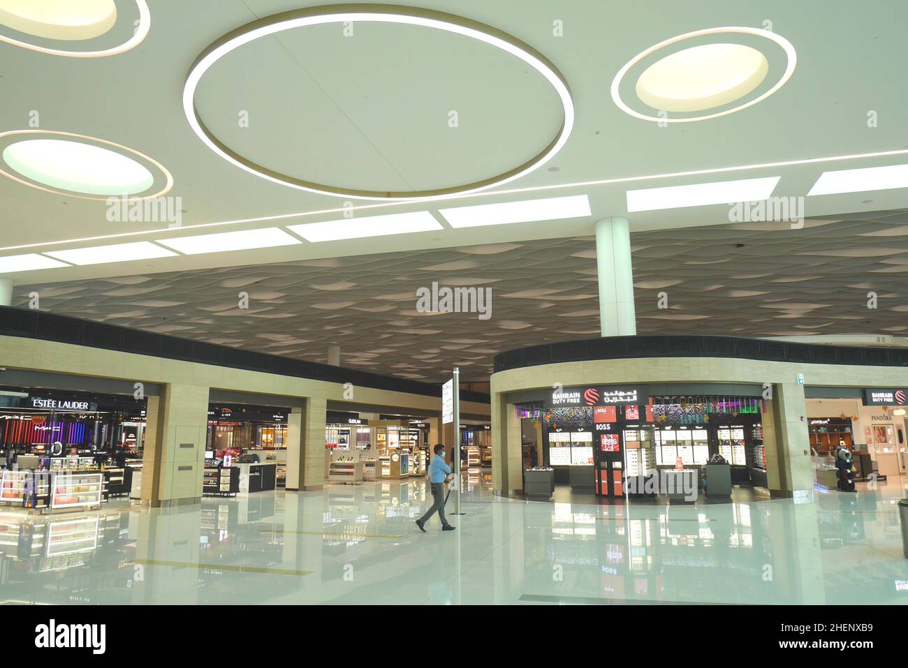 Duty free outlets inside the new passenger terminal, Bahrain