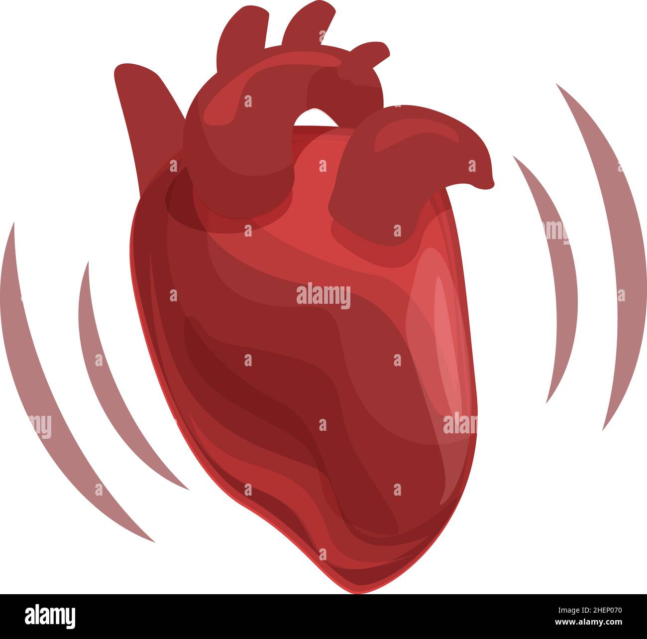 Human heart icon cartoon vector. Medical organ. Cardiac anatomy Stock  Vector Image & Art - Alamy