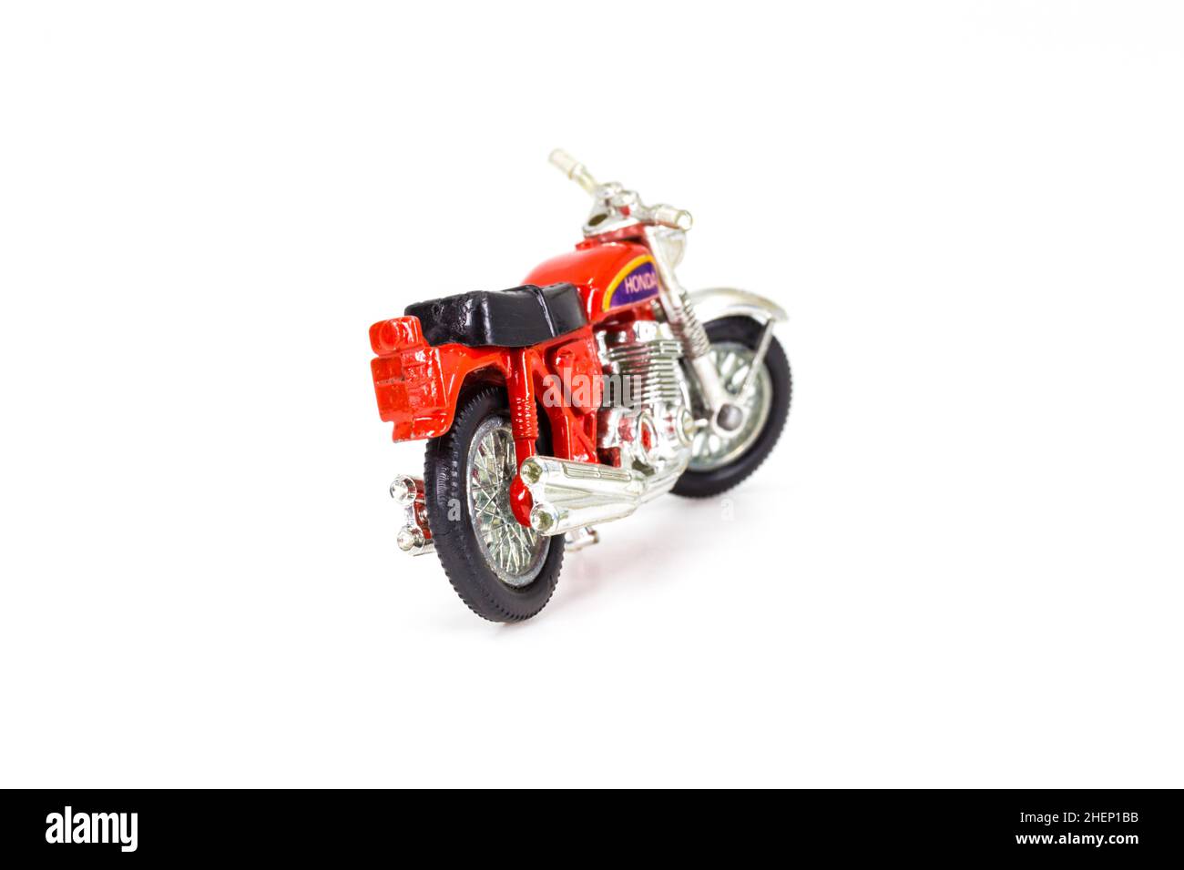 Lesney Products Matchbox model toy car 1-75 series no. 18 Hondarora (Honda motorcycle) Stock Photo
