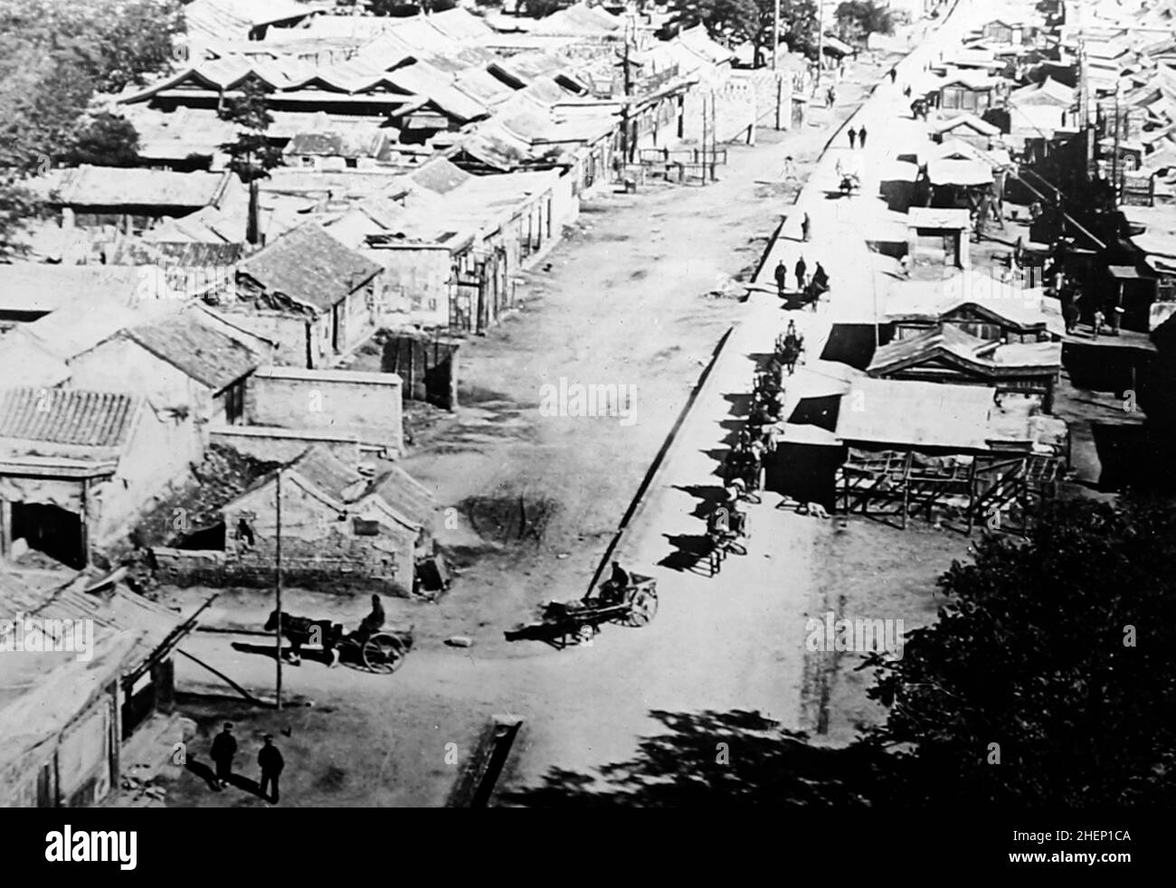 Ketteler Street, Beijing, China, early 1900s Stock Photo