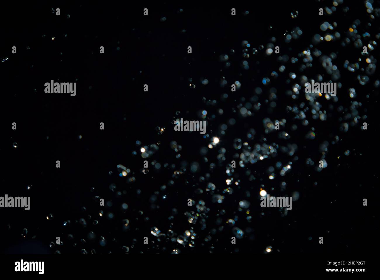 Abstract blur bokeh texture on black background Stock Photo - Alamy