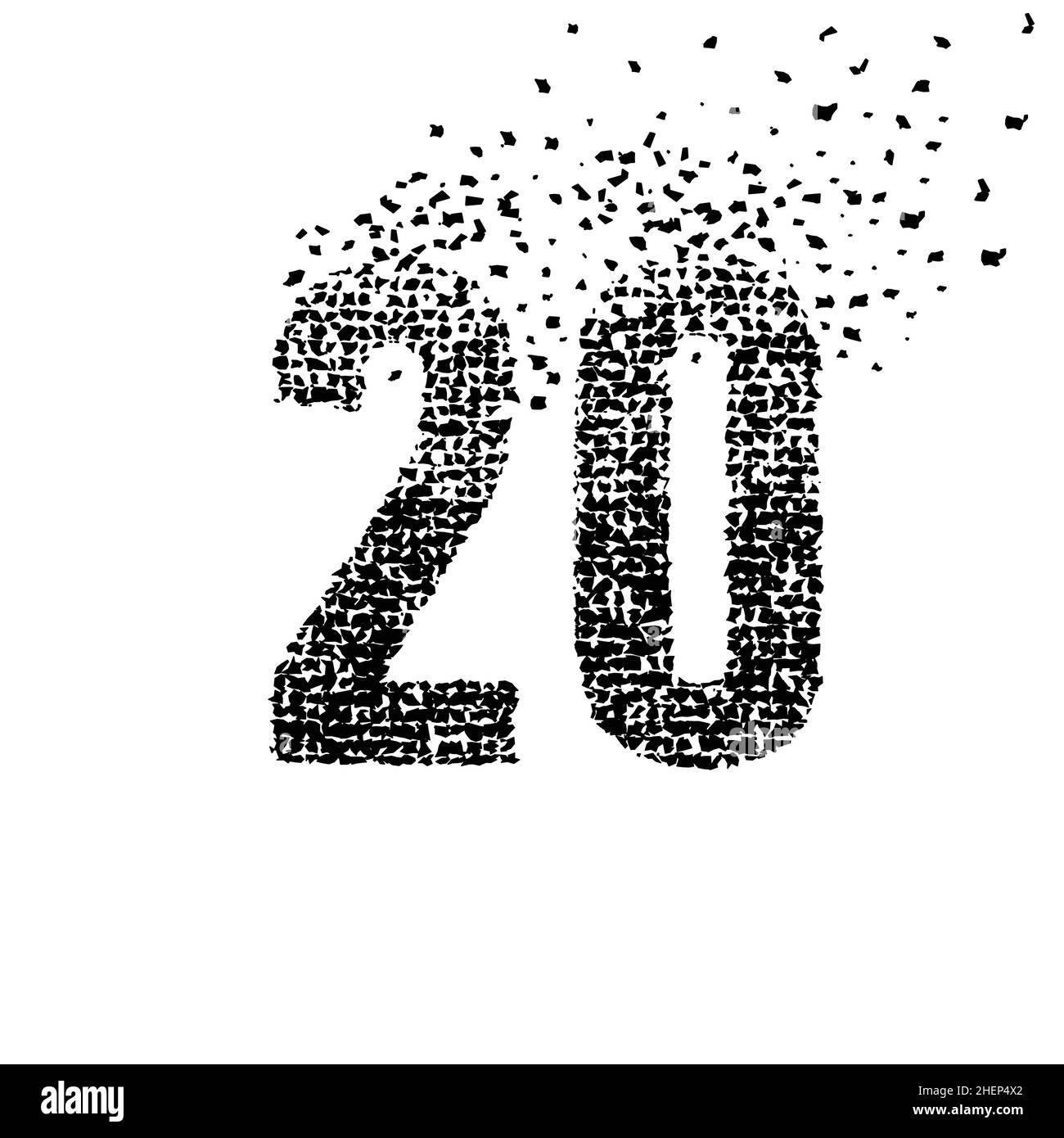 Number 20 Cut Out Stock Images & Pictures - Alamy