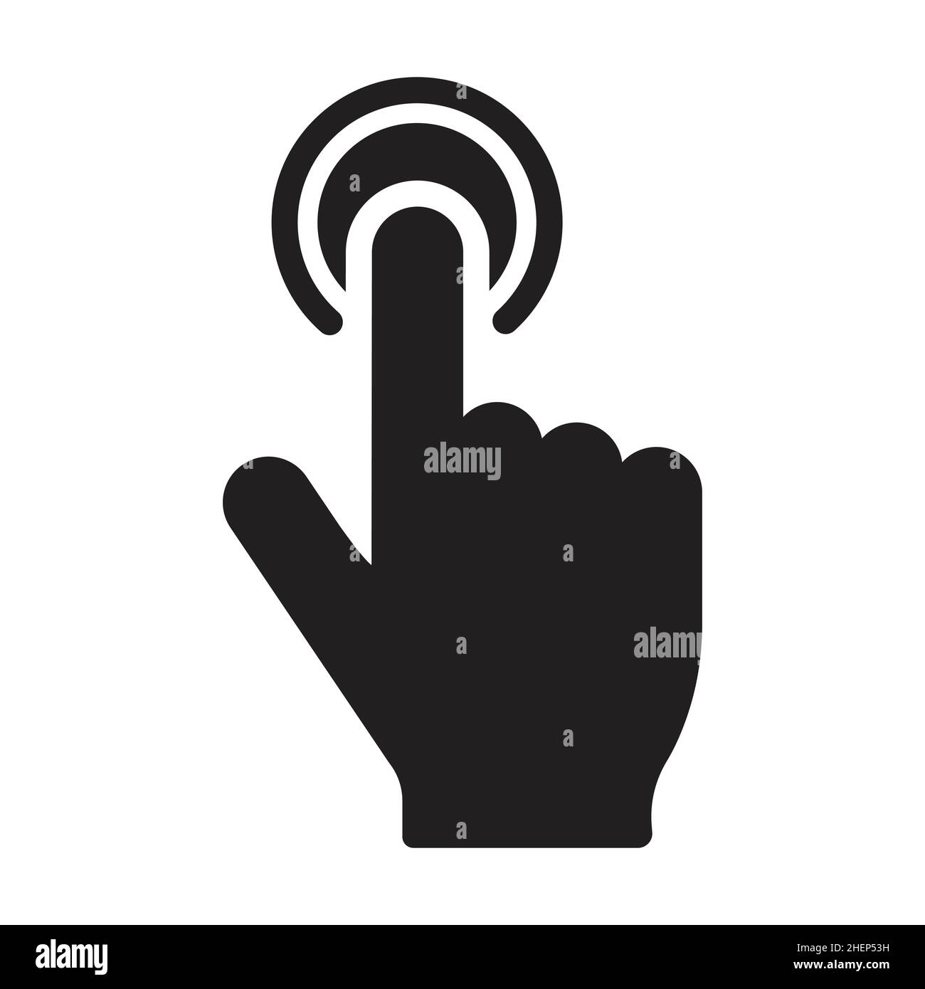 Hand clicking icon vector for graphic design, logo, web site, social