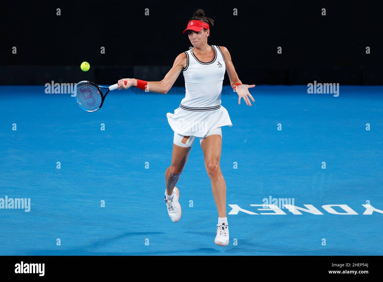 Sydney, Australia. 12th Jan, 2022. Ajla Tomljanovic of Australia plays