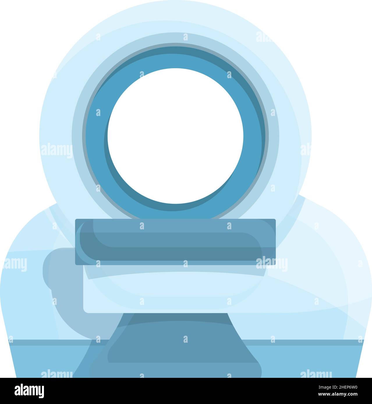 Mri machine icon cartoon vector. Xray radiology. Medical scan Stock Vector