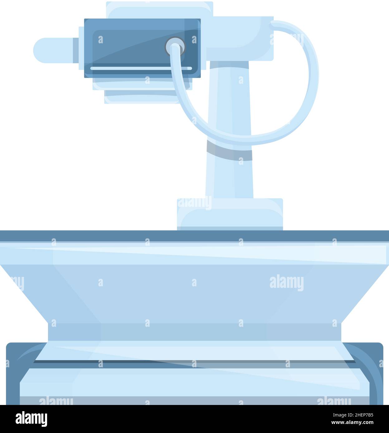 Xray machine icon cartoon vector. Radiology doctor. Medical scan Stock Vector