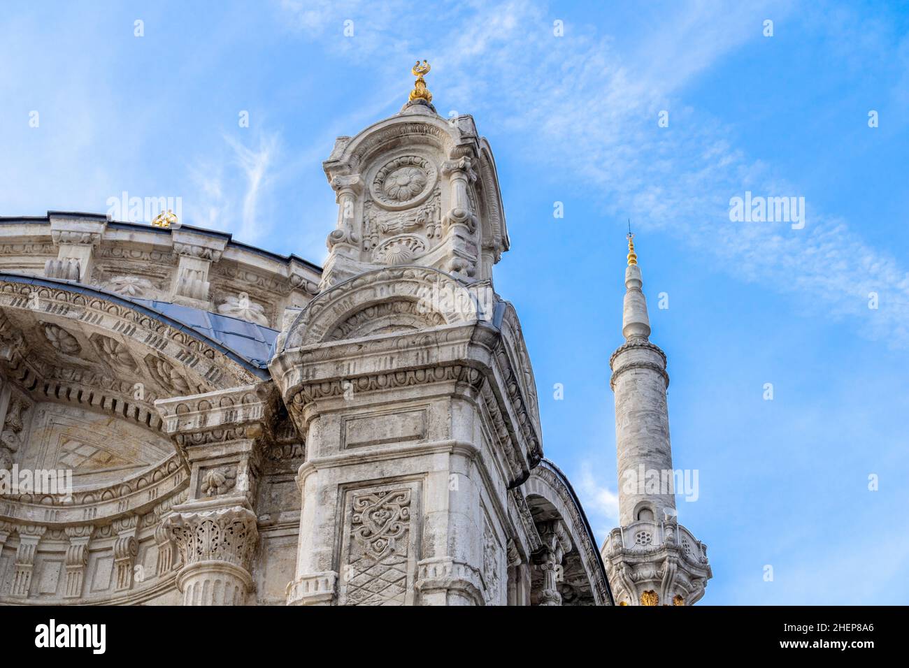 Detailed view of Ortakoy Mosque in Istanbul Stock Photo - Alamy