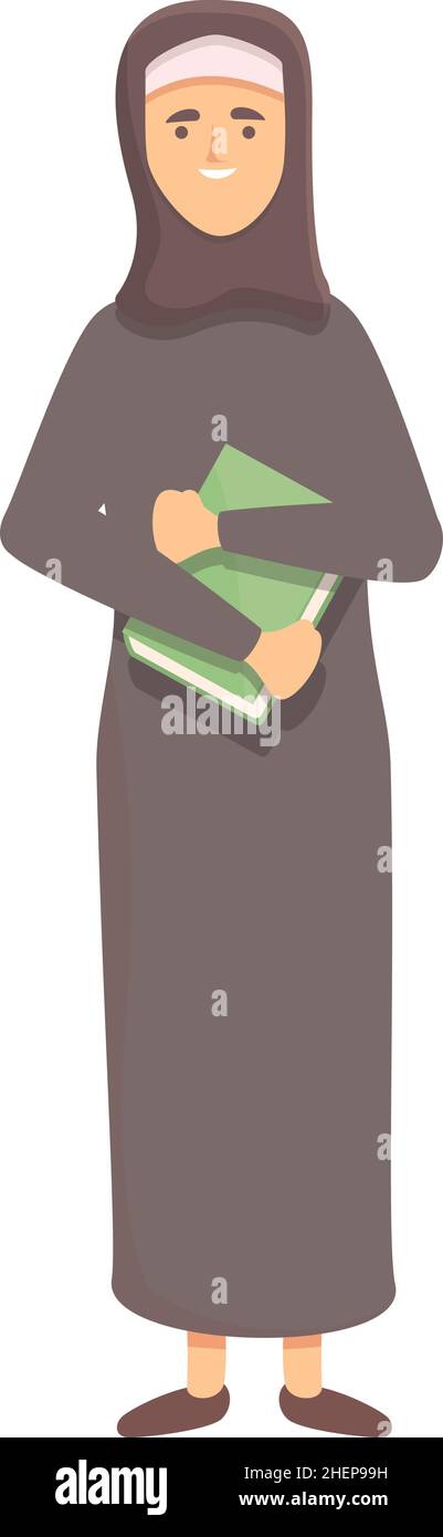 Muslim student girl icon cartoon vector. Arab education. Study video Stock  Vector Image & Art - Alamy