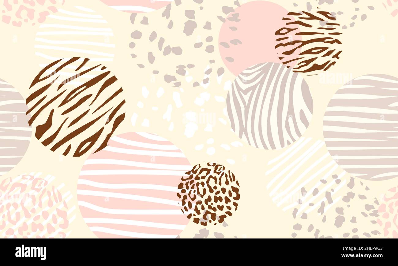 Zebra leopard print seamless Stock Vector Images - Alamy