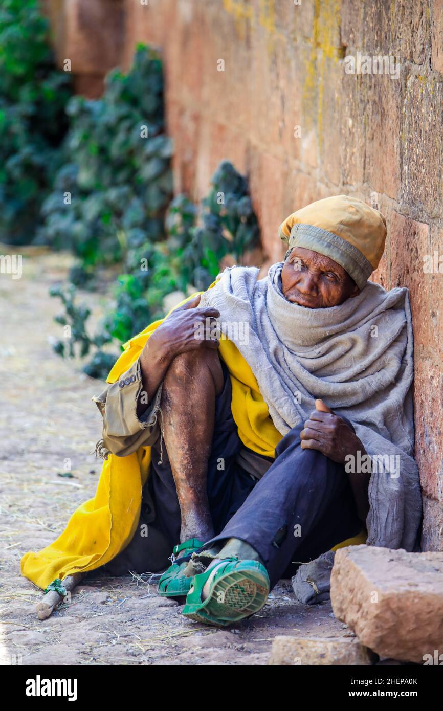 Homeless Faith Praying Homeless People on the Streets of one of Ethiopia's holiest ...