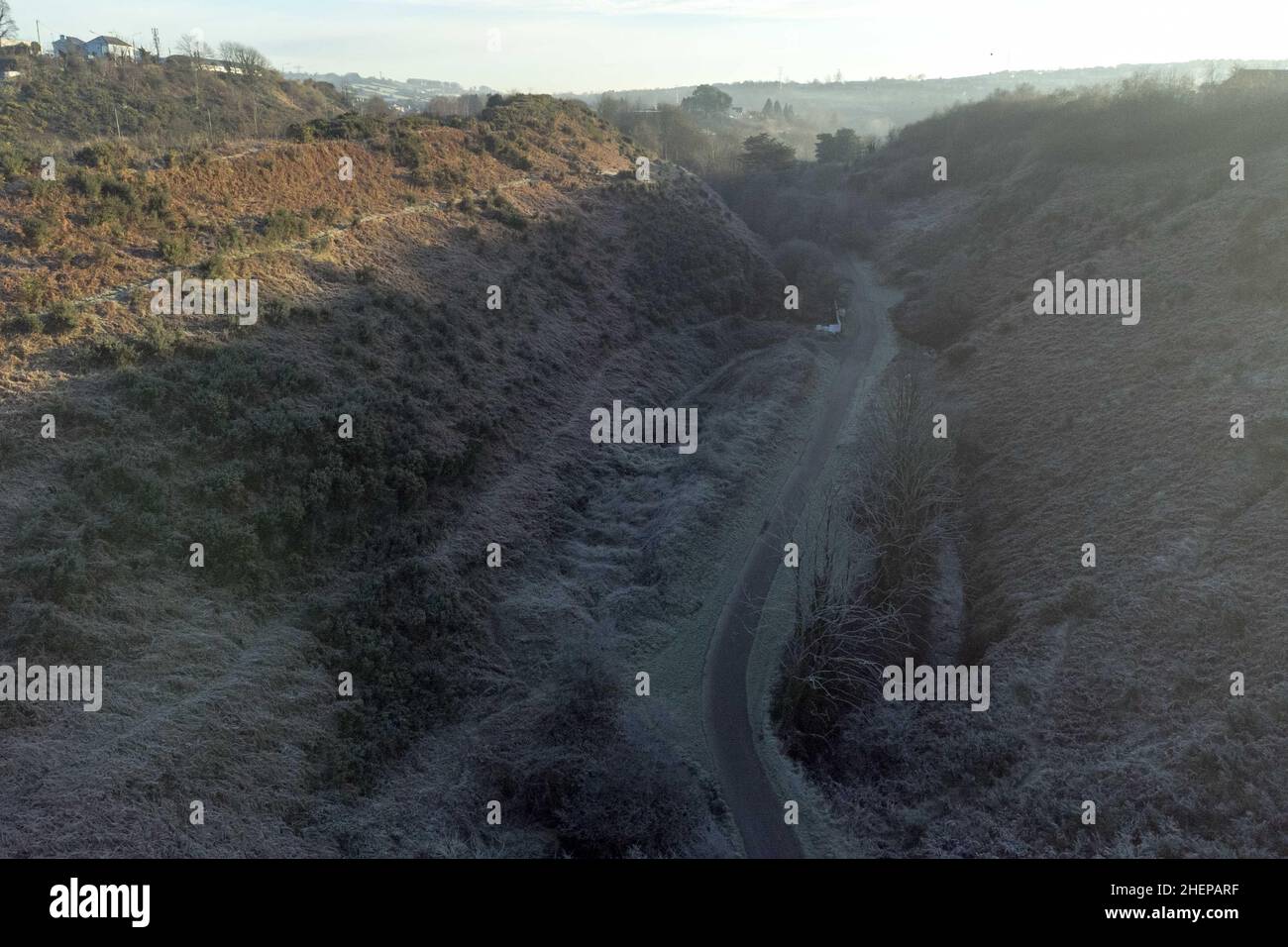 Cork, Ireland. 12th Jan, 2022. Frosty Morning in Cork Citys Northside
