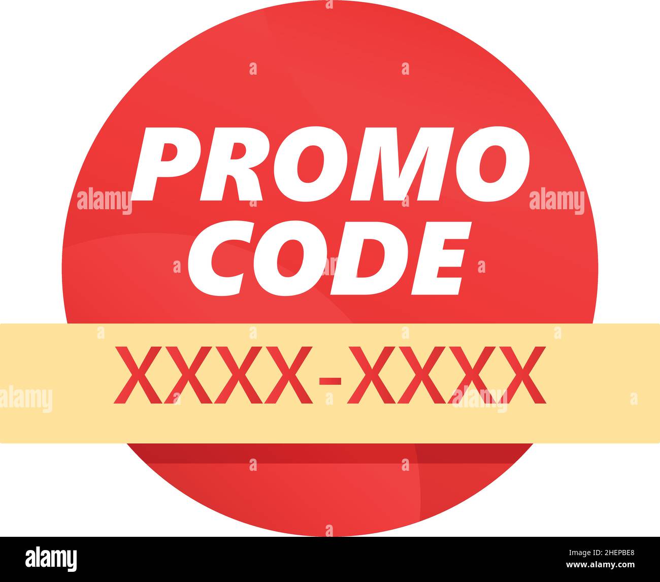 Promotion code icon cartoon vector. Promo discount. Money offer Stock