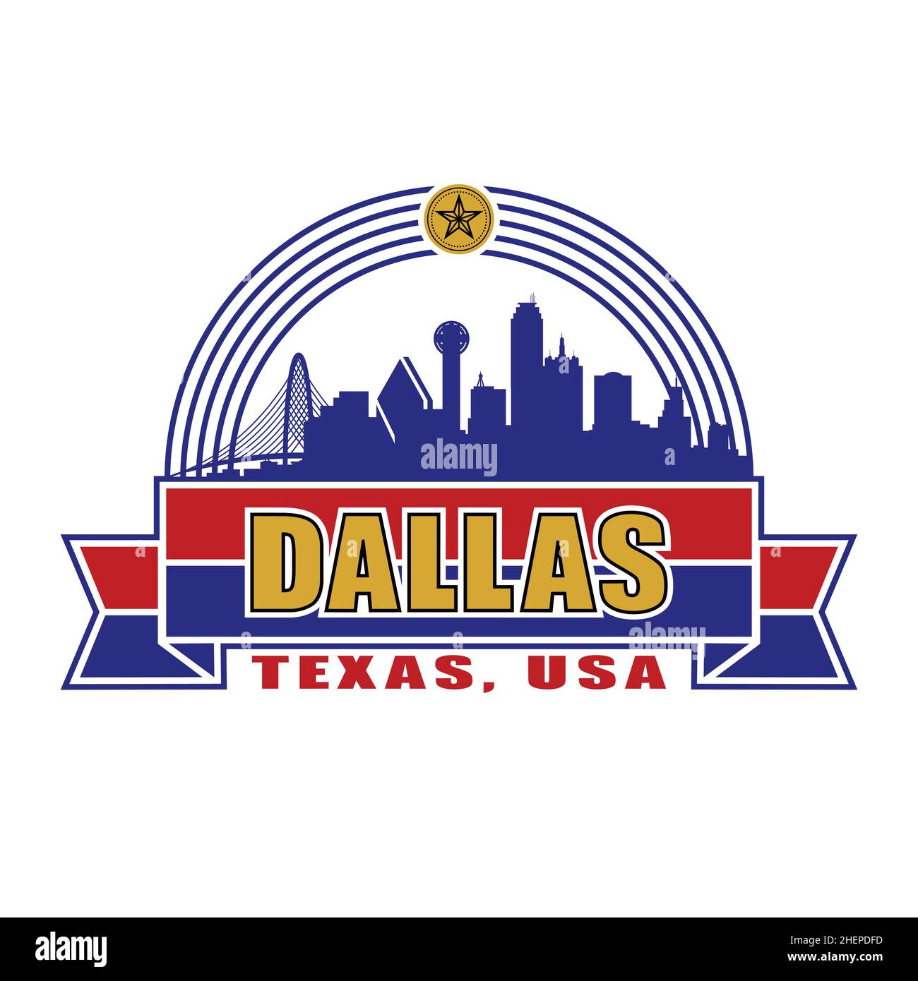 Dallas logo. Vector and illustration Stock Vector Image & Art Alamy