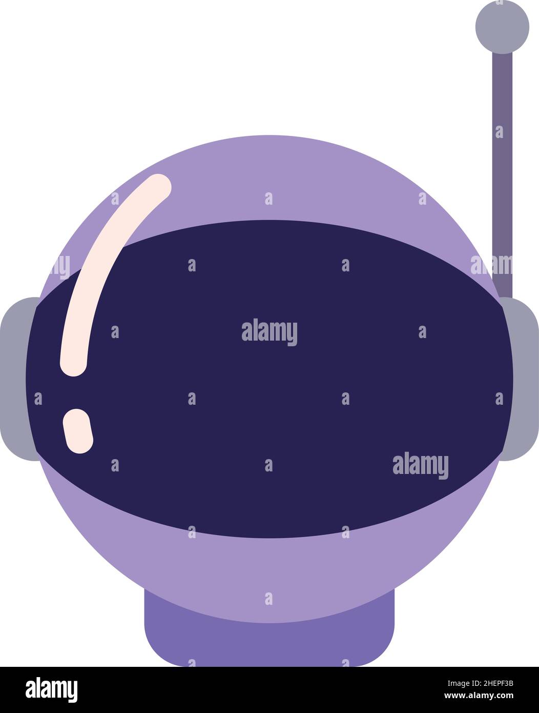 Space suit helmet. Astrounaut icon. Cosmonaut symbol Stock Vector