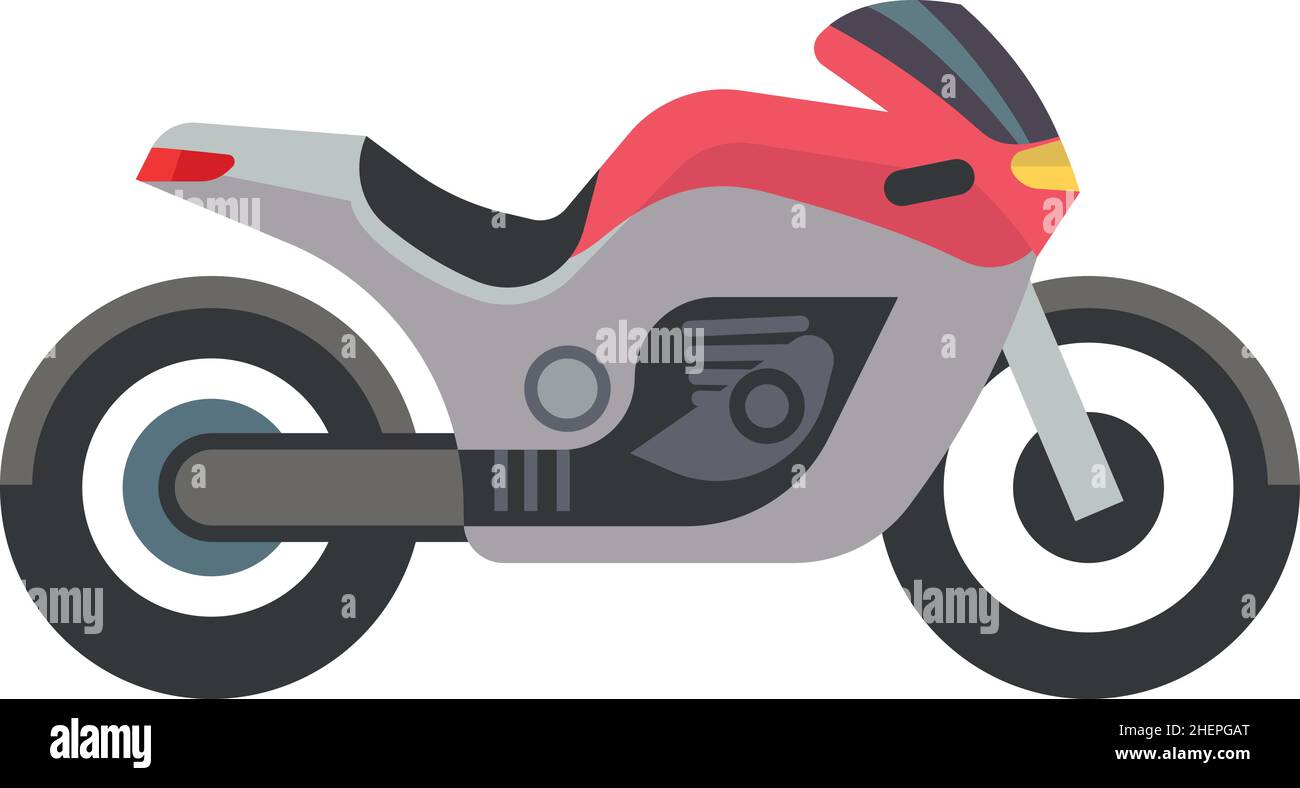 Sport motorcycle icon. High speed race vehicle Stock Vector