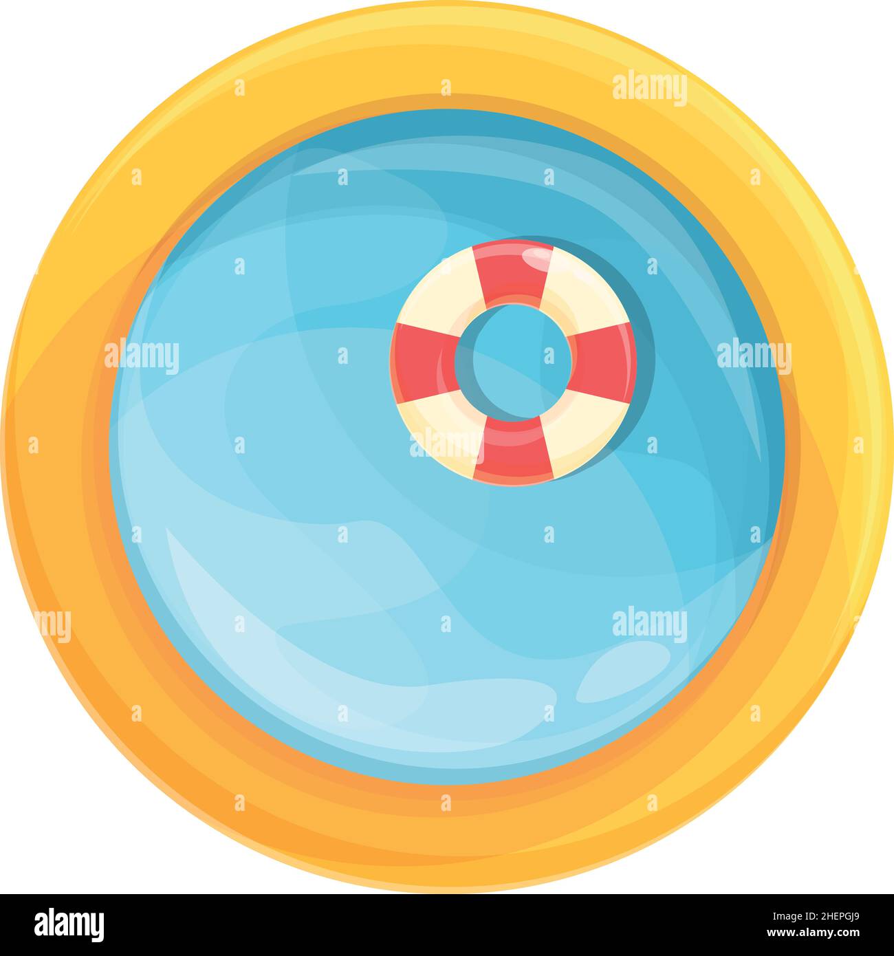 Aqua duck water slide Stock Vector Images - Alamy