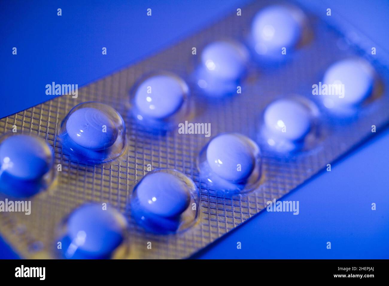 tablets in a blister pack Stock Photo