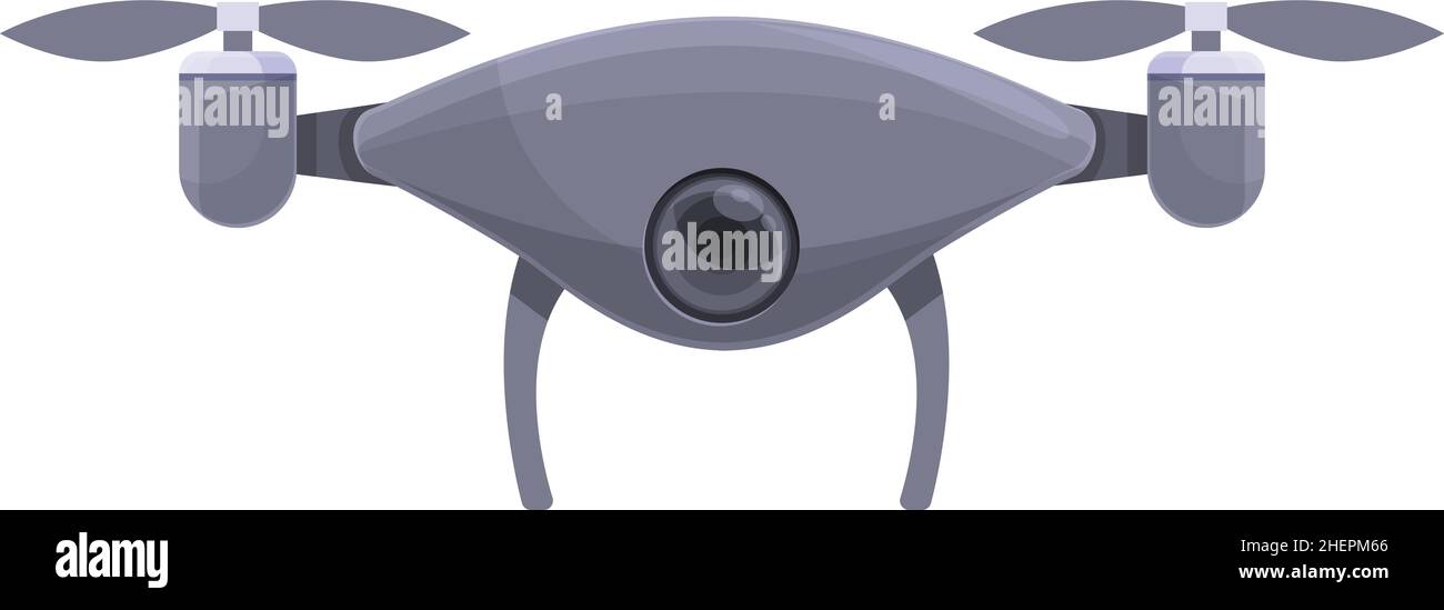 Air drone icon cartoon vector. Camera control. Video spy Stock Vector ...
