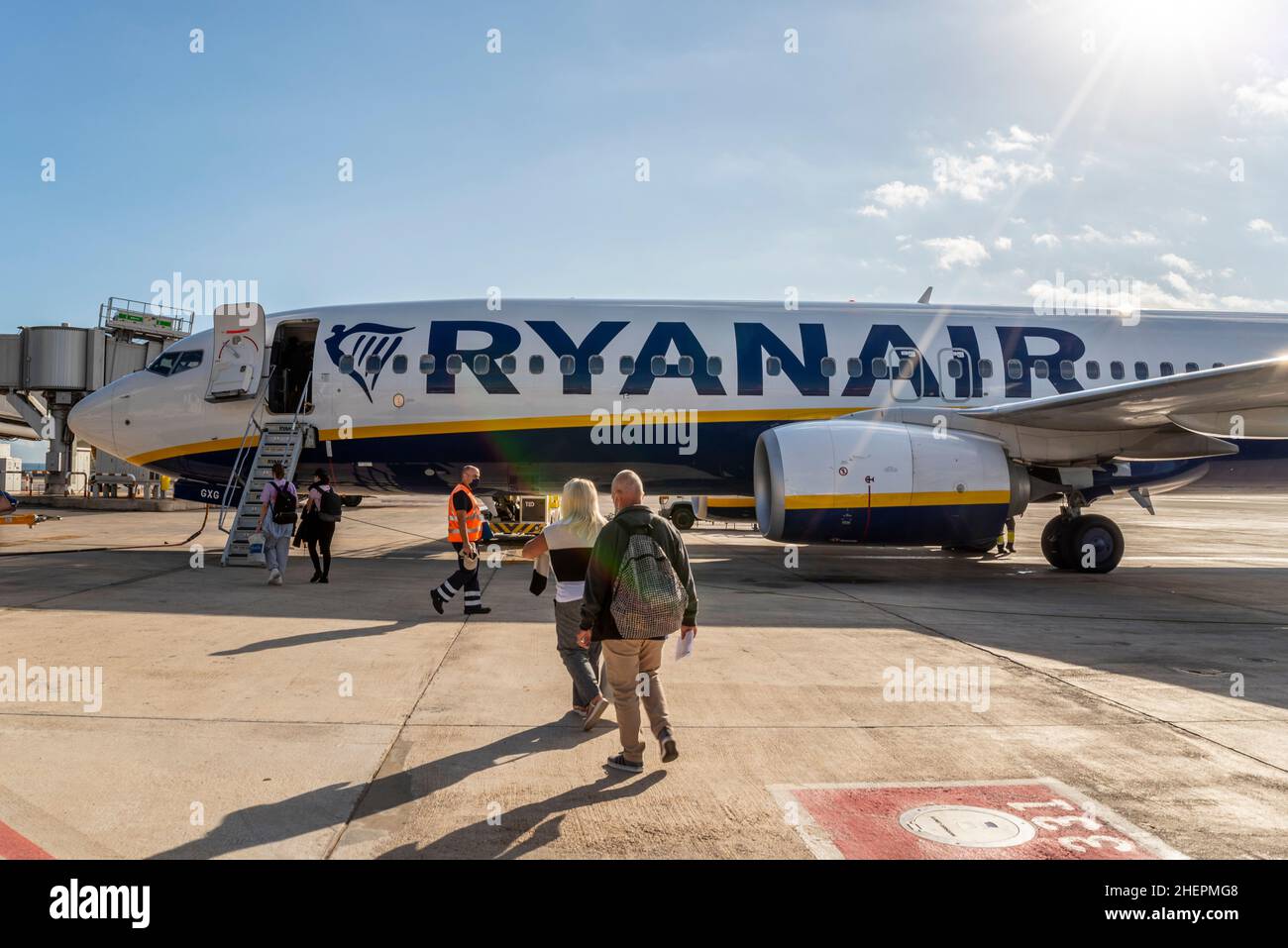 Walking on the apron hi-res stock photography and images - Alamy
