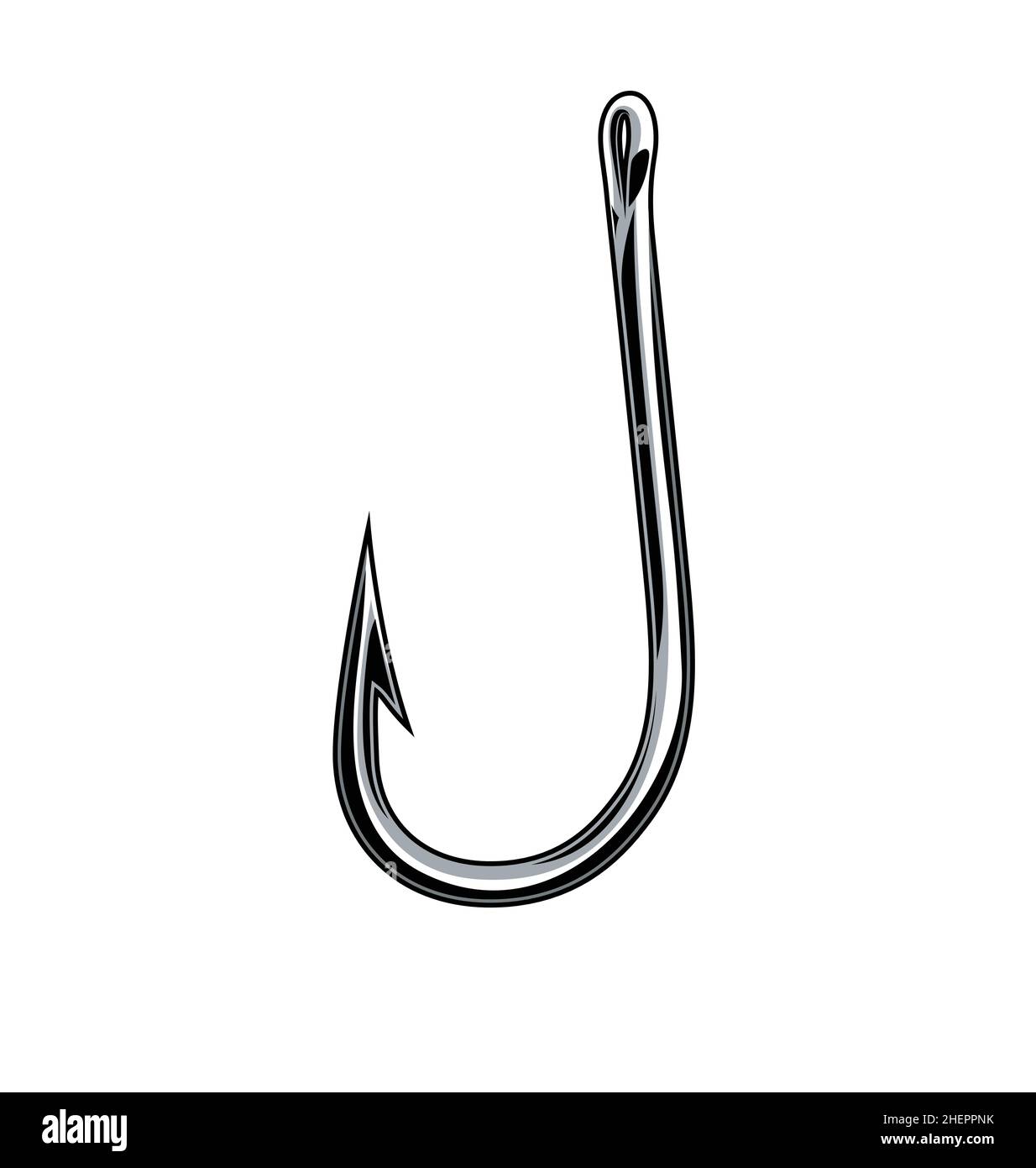 Stainless steel hook Stock Vector Images - Alamy