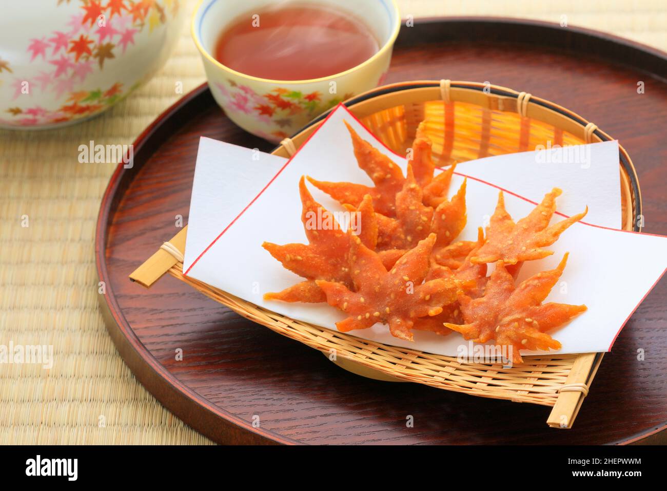 Tempura fried maple leaves hires stock photography and images Alamy